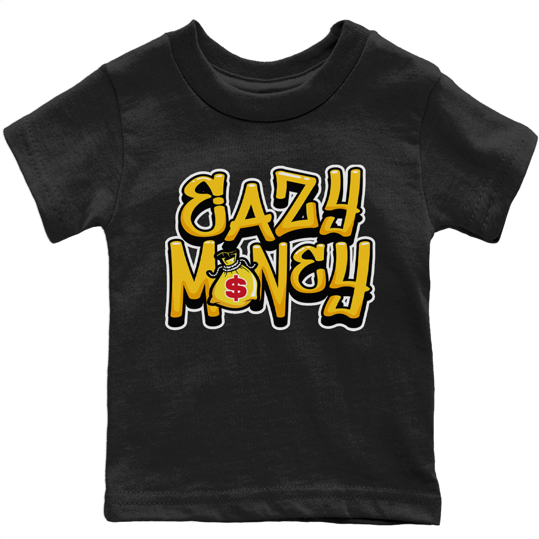 Jordan 13 Del Sol Sneaker Matching T-Shirt Easy Money Sneaker Tees Jordan 13 Del Sol Sneaker Release Tees Kids Shirts