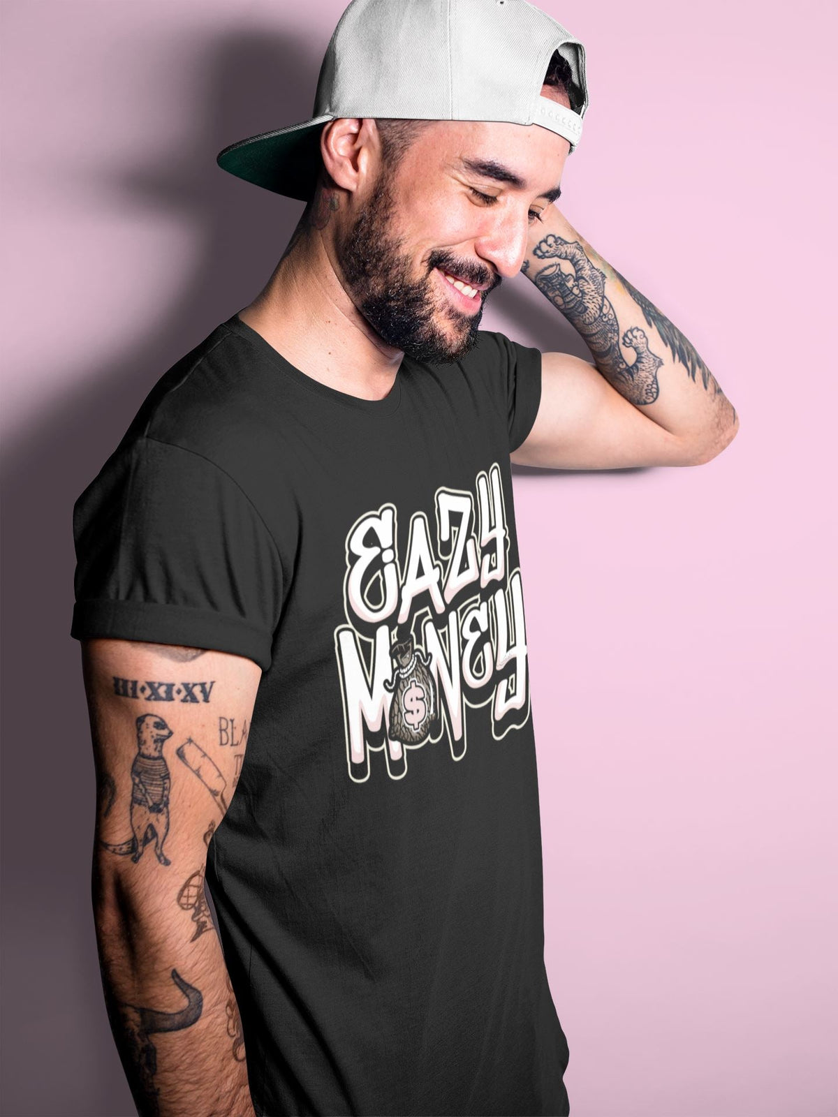 Jordan 3 Atmosphere Sneaker Matching T-Shirt Easy Money Sneaker Tees Jordan 3 Atmosphere Sneaker Release Tees Crew Neck Tees