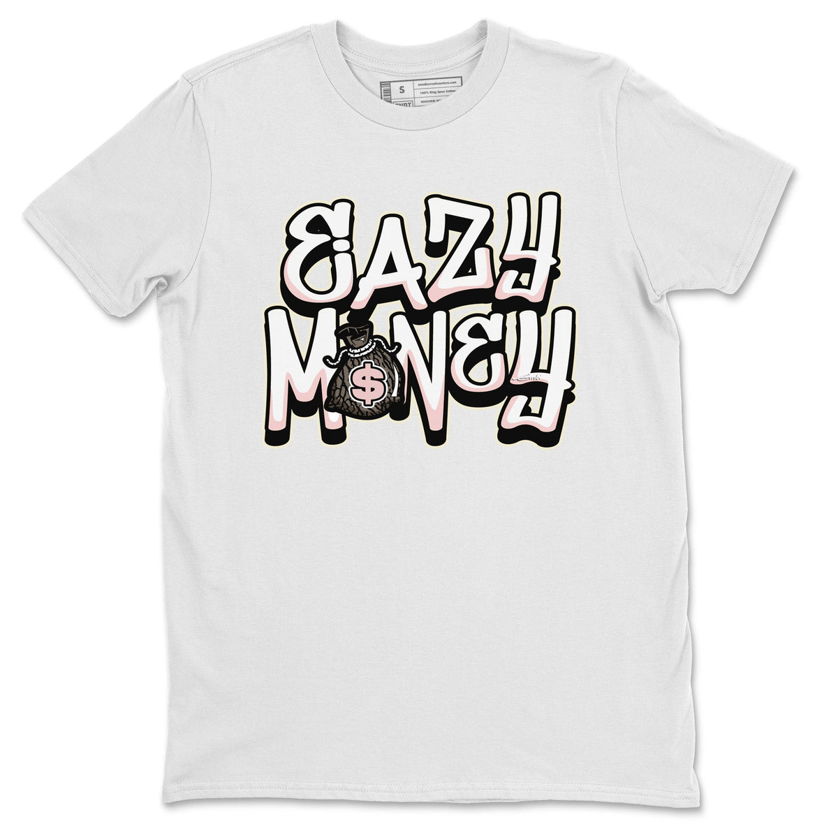 Jordan 3 Atmosphere Sneaker Matching T-Shirt Easy Money Sneaker Tees Jordan 3 Atmosphere Sneaker Release Tees Crew Neck Tees