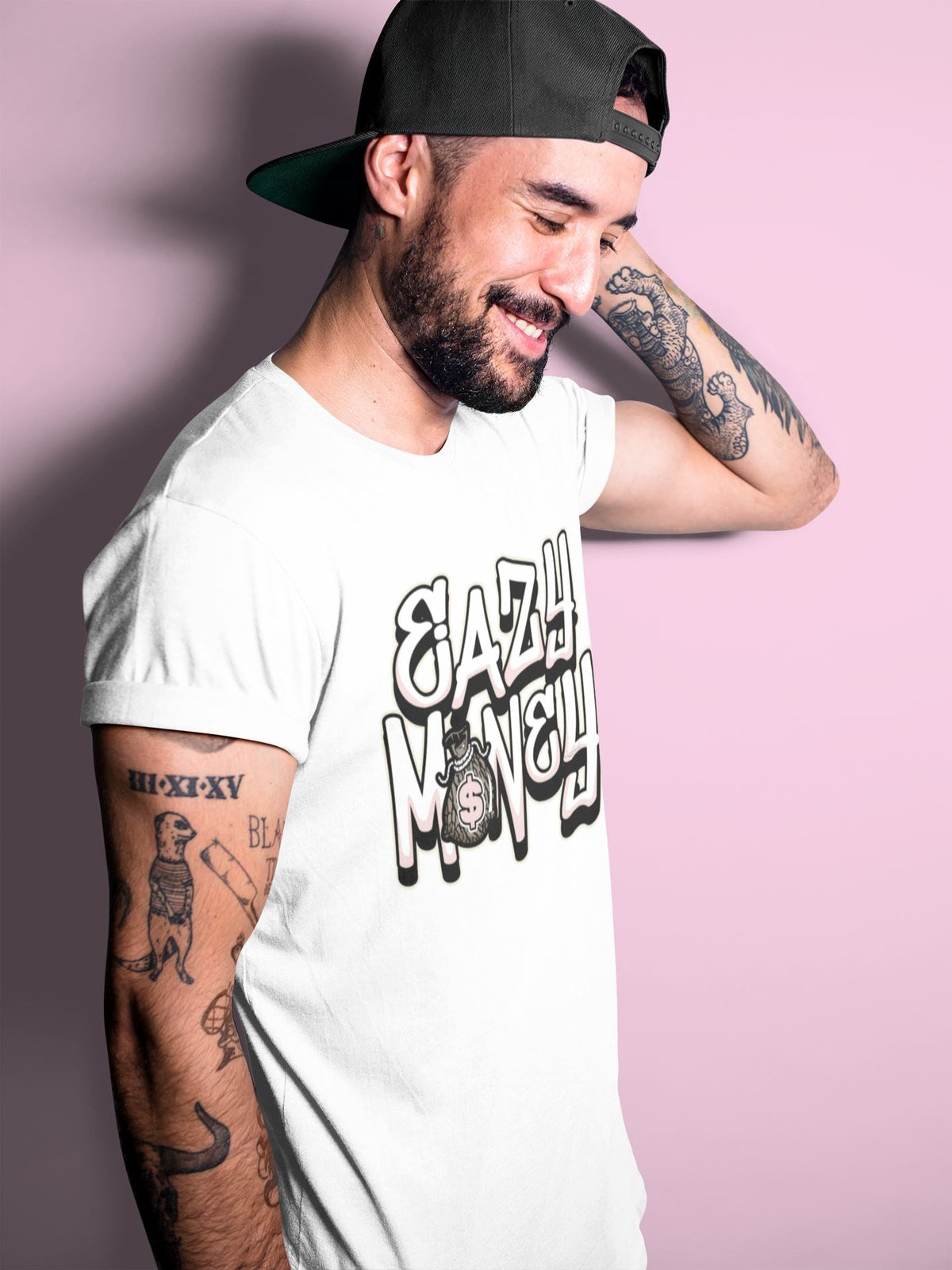 Jordan 3 Atmosphere Sneaker Matching T-Shirt Easy Money Sneaker Tees Jordan 3 Atmosphere Sneaker Release Tees Crew Neck Tees