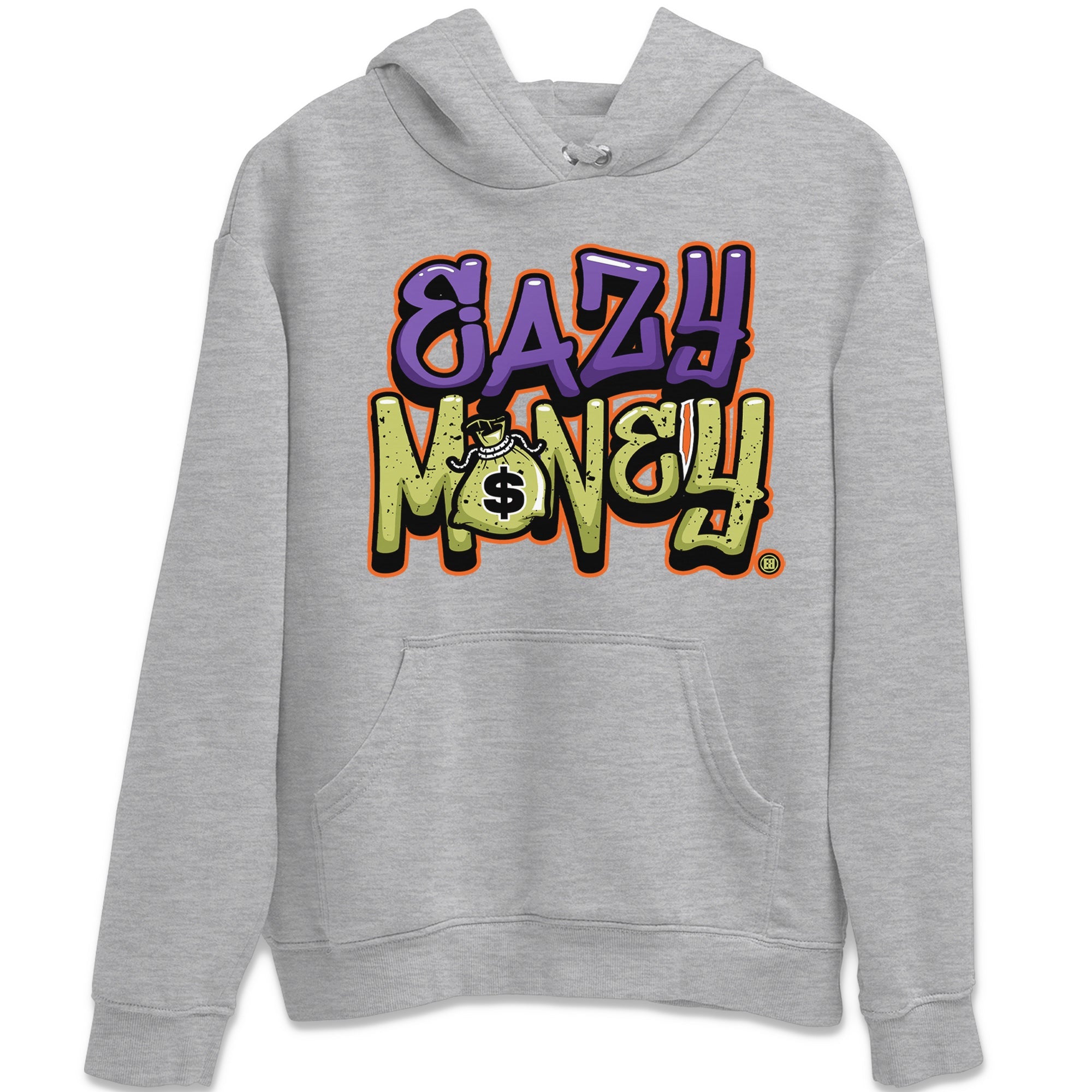 Jordan 4 Canyon Purple Sneaker Matching T-Shirt Easy Money Sneaker Tees Jordan 4 Canyon Purple Sneaker Release Tees Crew Neck Tees