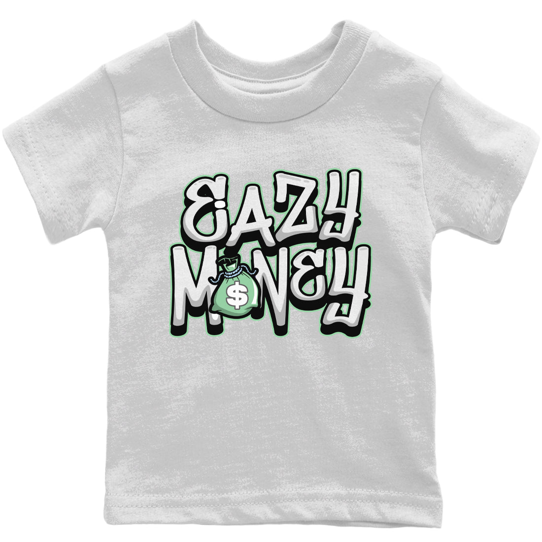 Jordan 6 Mint Foam Sneaker Matching T-Shirt Easy Money Sneaker Tees Jordan 6 Mint Foam Sneaker Release Tees Kids Shirts