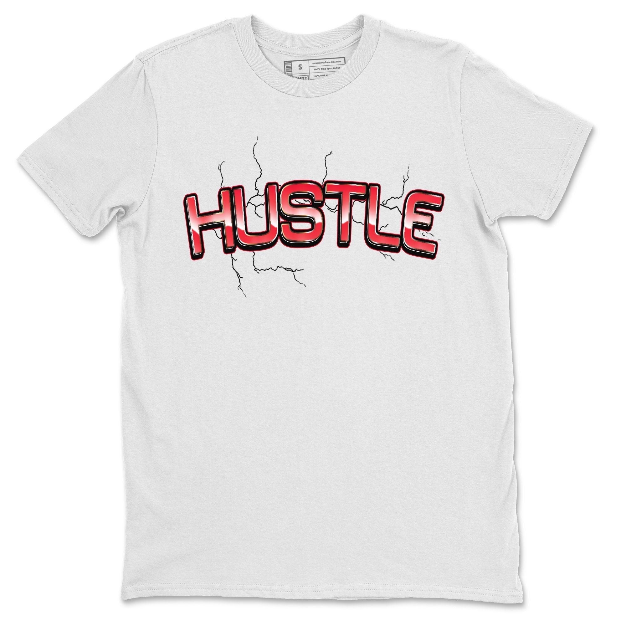 Jordan 4 Red Thunder Shirt To Match Jordans Electric Hustle Sneaker Tees Jordan 4 Red Thunder Drip Gear Zone Sneaker Matching Clothing Unisex Shirts