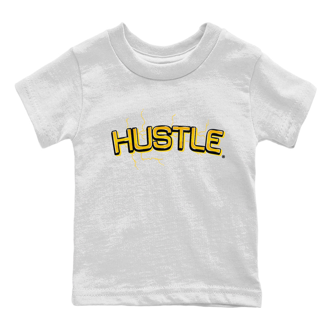 Air Jordan 4 Thunder Sneaker Match Tees Electric Hustle Streetwear Sneaker Shirt Air Jordan 4 Retro Thunder Sneaker Release Tees Kids Shirts White 2