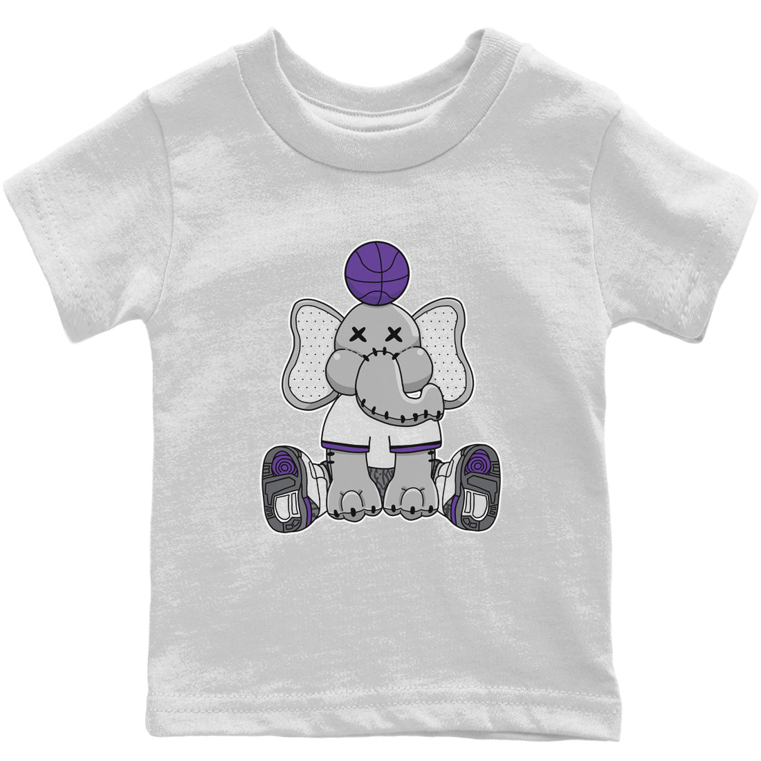 Jordan 3 Dark Iris Sneaker Matching T-Shirt Elephant Doll Sneaker Tees Jordan 3 Dark Iris Sneaker Release Tees Kids Shirts