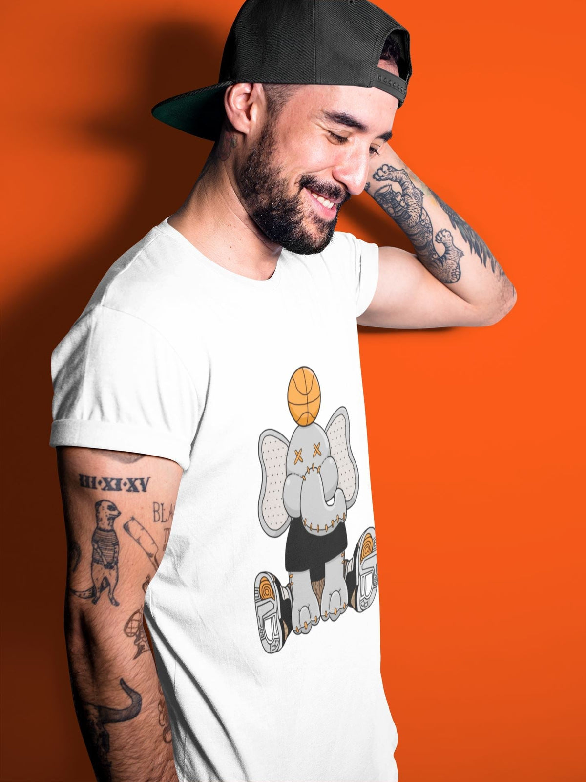 Jordan 3 Desert Elephant Sneaker Matching T-Shirt Elephant Doll Sneaker Tees Jordan 3 Desert Elephant Sneaker Release Tees Crew Neck Tees