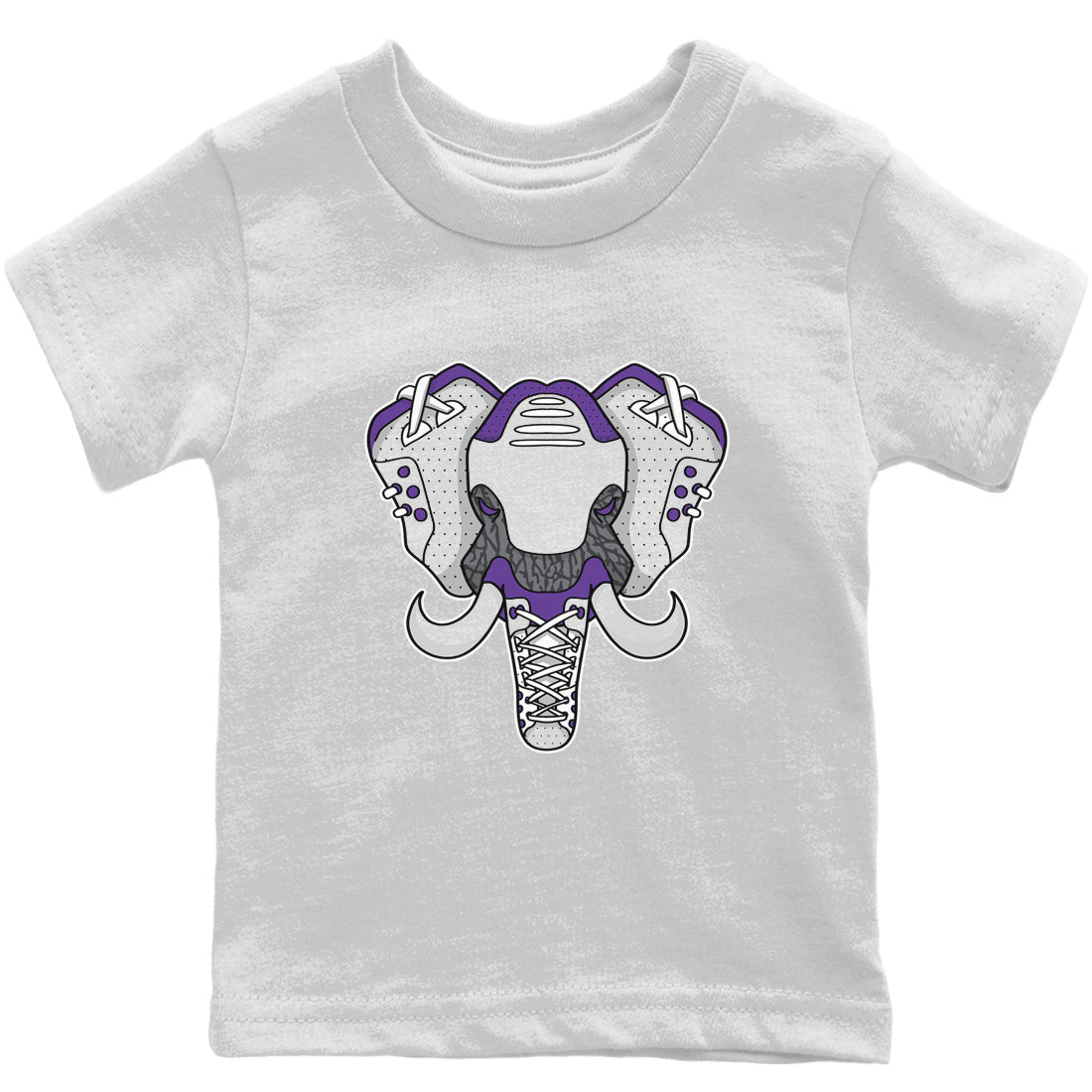 Jordan 3 Dark Iris Sneaker Matching T-Shirt Elephant Symbol Sneaker Tees Jordan 3 Dark Iris Sneaker Release Tees Kids Shirts