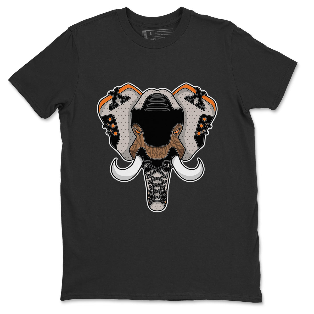 Jordan 3 Desert Elephant Sneaker Matching T-Shirt Elephant Symbol Sneaker Tees Jordan 3 Desert Elephant Sneaker Release Tees Crew Neck Tees