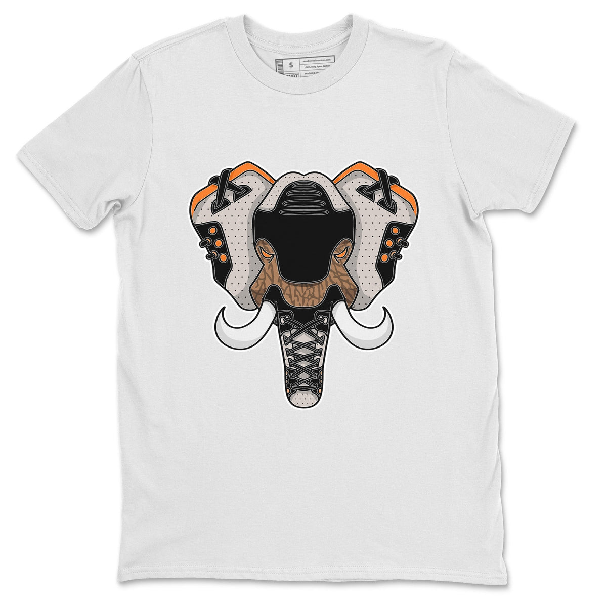 Jordan 3 Desert Elephant Sneaker Matching T-Shirt Elephant Symbol Sneaker Tees Jordan 3 Desert Elephant Sneaker Release Tees Crew Neck Tees