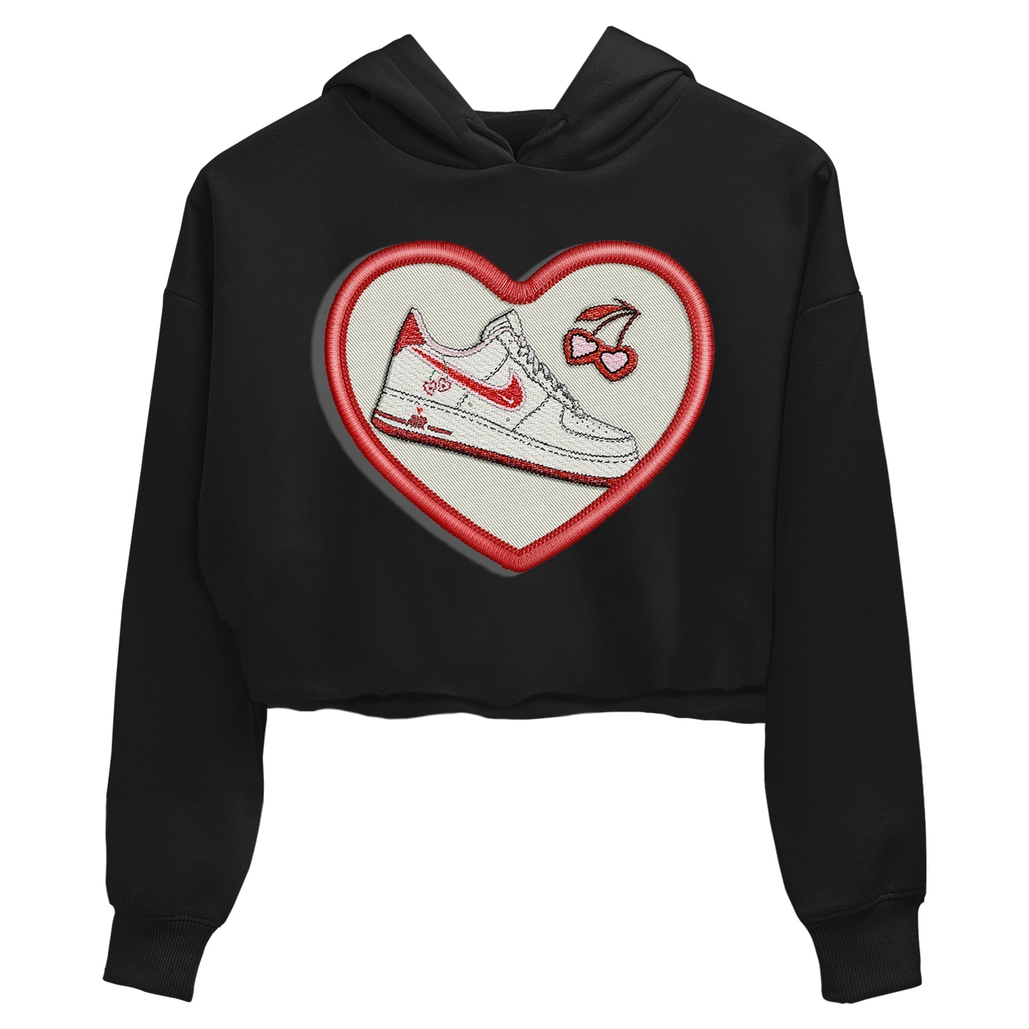 Air Force 1 Valentines Day Sneaker Match Tees Embroidery Patch Sneaker Tees Air Force 1 Valentines Day Jordan to match sneaker T-Shirt Women's Shirts