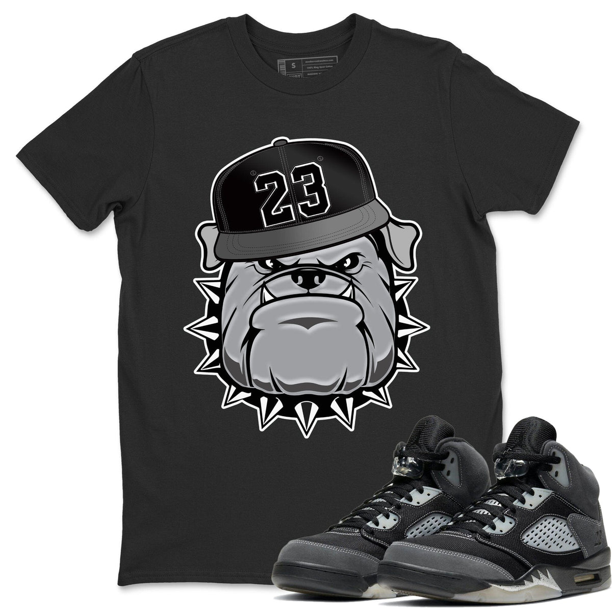 Jordan 5 Anthracite Shirt To Match Jordans English Bulldog Sneaker Tees Jordan 5 Anthracite Drip Gear Zone Sneaker Matching Clothing Unisex Shirts