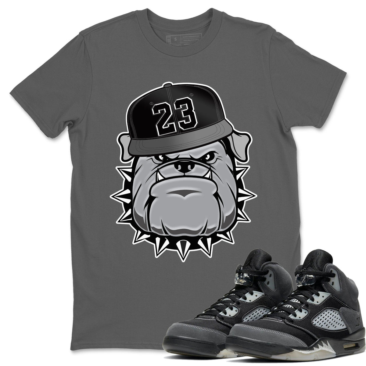 Jordan 5 Anthracite Shirt To Match Jordans English Bulldog Sneaker Tees Jordan 5 Anthracite Drip Gear Zone Sneaker Matching Clothing Unisex Shirts