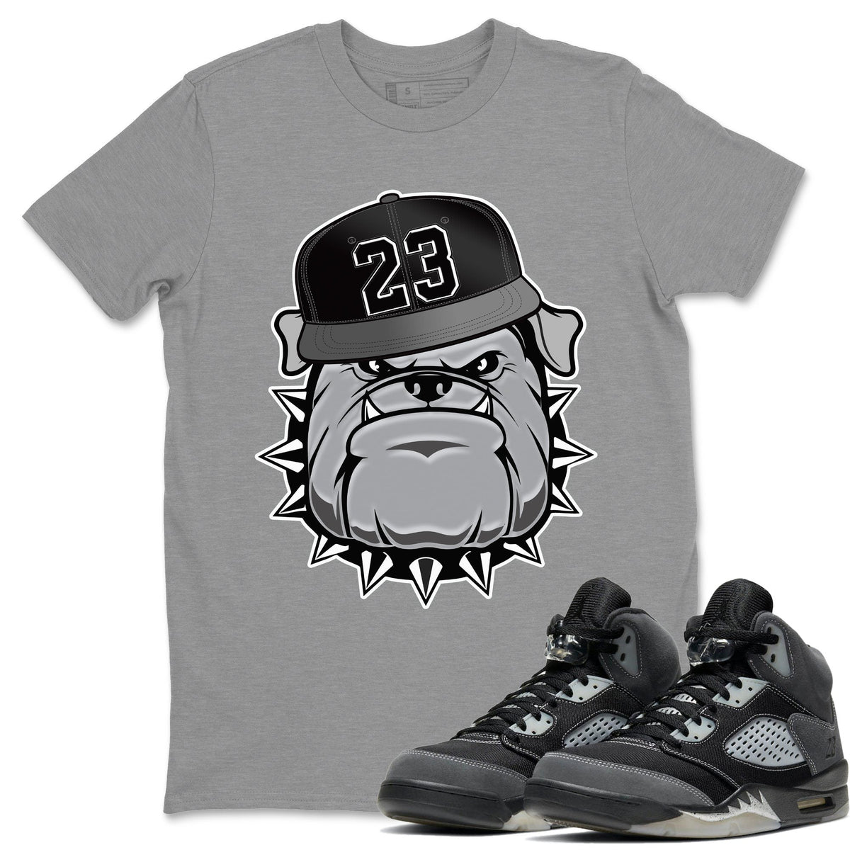 Jordan 5 Anthracite Shirt To Match Jordans English Bulldog Sneaker Tees Jordan 5 Anthracite Drip Gear Zone Sneaker Matching Clothing Unisex Shirts