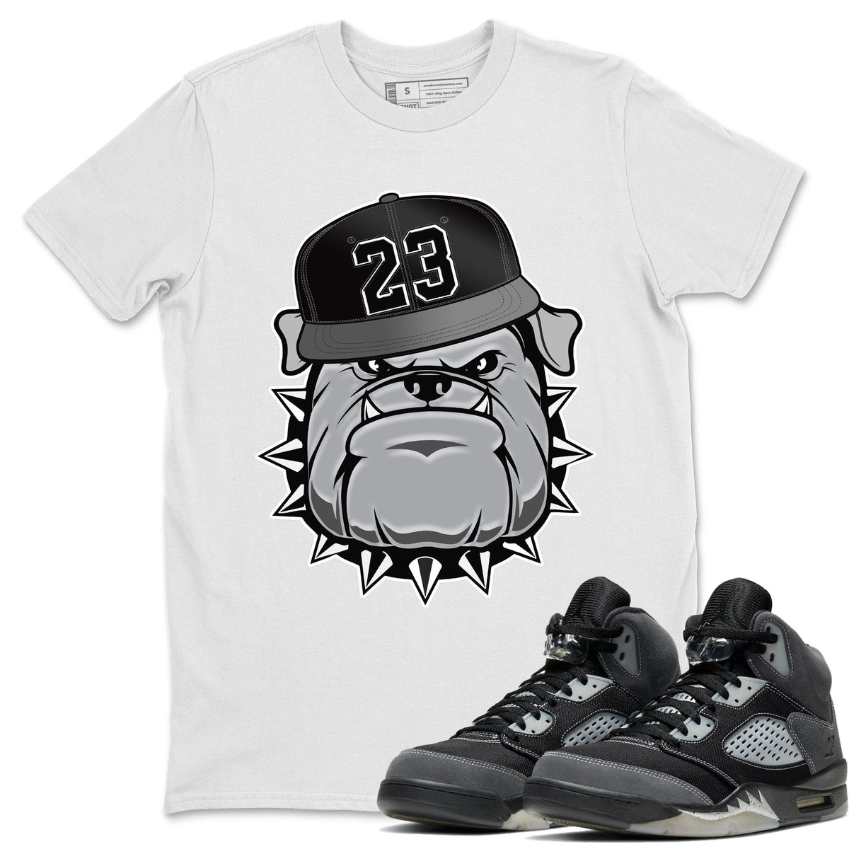 Jordan 5 Anthracite Shirt To Match Jordans English Bulldog Sneaker Tees Jordan 5 Anthracite Drip Gear Zone Sneaker Matching Clothing Unisex Shirts