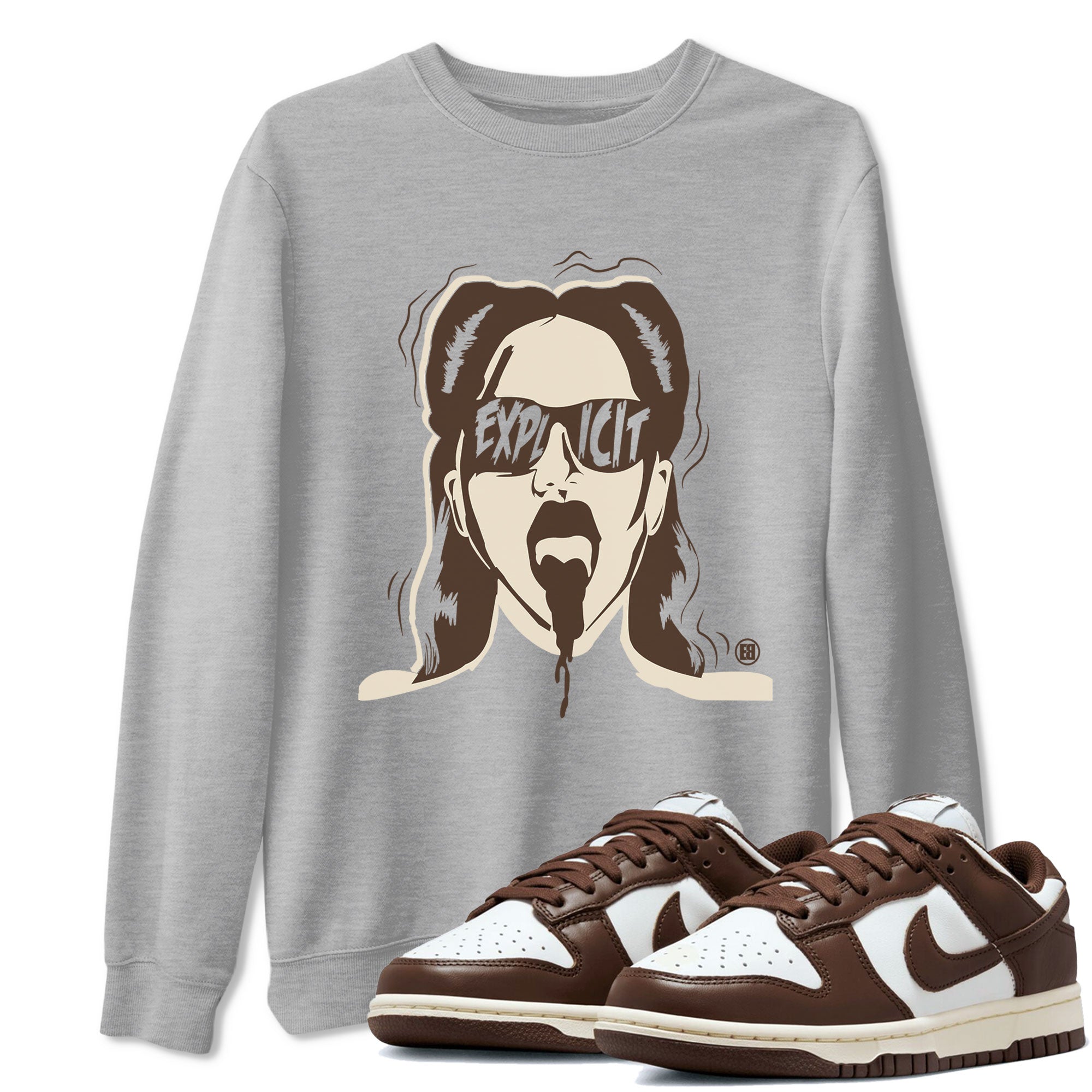 Dunk Low WMNS Cacao Wow sneaker shirt to match jordans Explicit sneaker tees Dunk Cacao Wow Drip Gear Zone Crew Neck Unisex Cotton Sneaker T-Shirt Heather Grey 1 T-Shirt