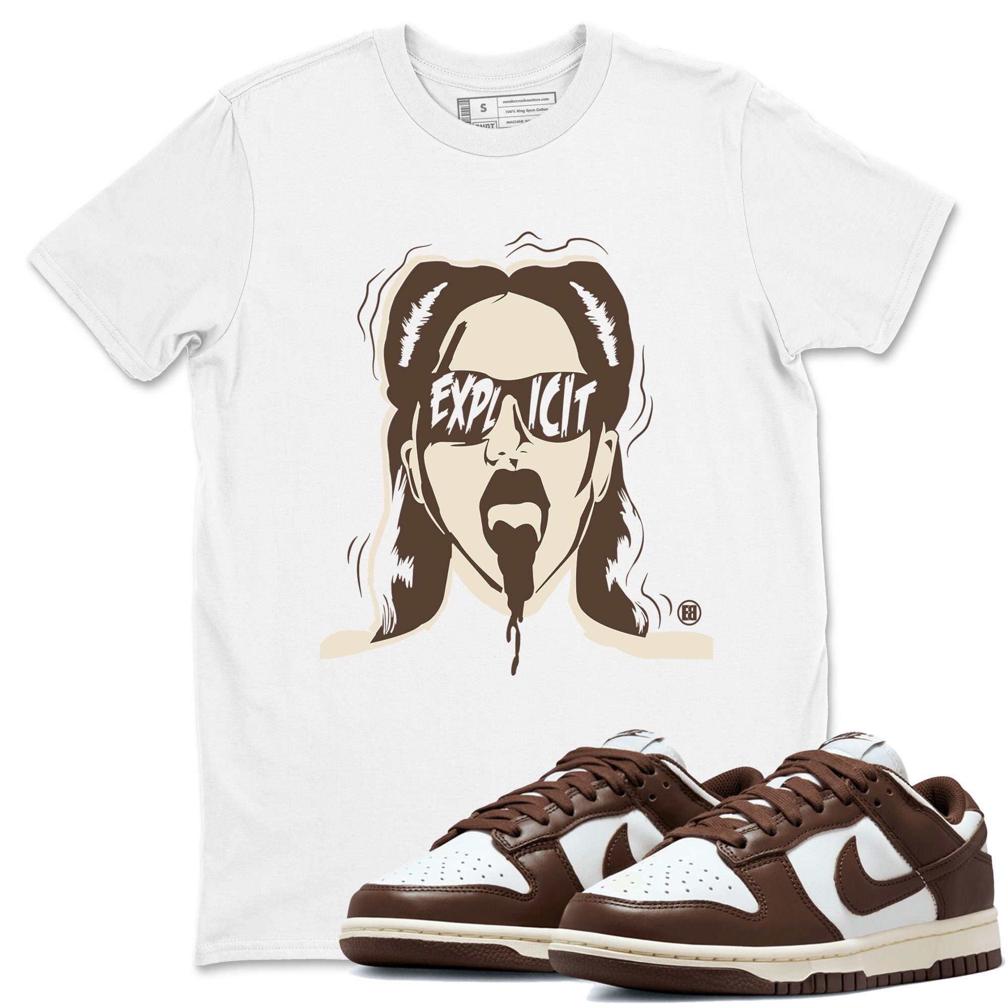 Dunk Low WMNS Cacao Wow sneaker sneaker shirt to match jordans Explicit sneaker match tees Dunk Cacao Wow Drip Gear Zones Short Sleeve Unisex Cotton Sneaker Matching T-Shirt White 1 T-Shirt