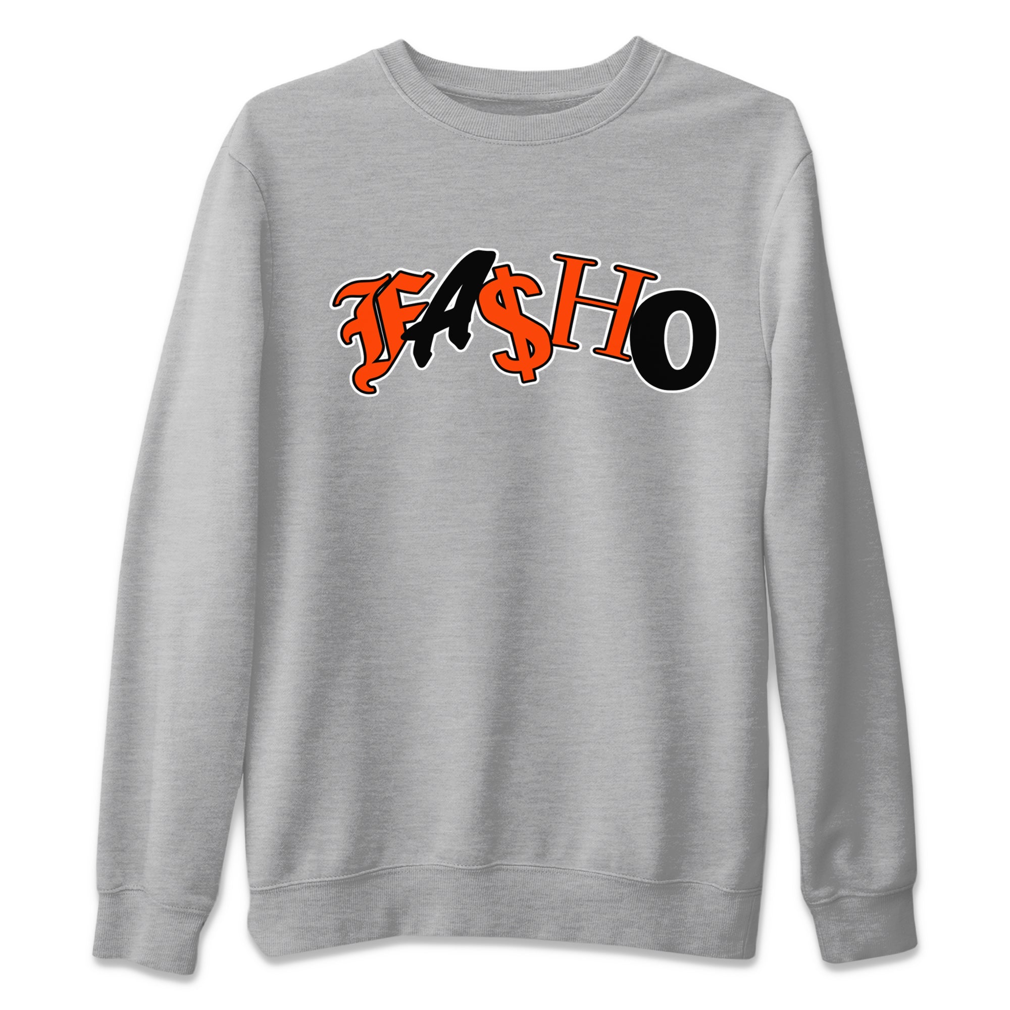 Air Jordan 12 Brilliant Orange Sneaker Match Tees Fasho Streetwear Sneaker Shirt AJ12 Brilliant Orange Sneaker Release Tees Unisex Shirts Heather Grey 2