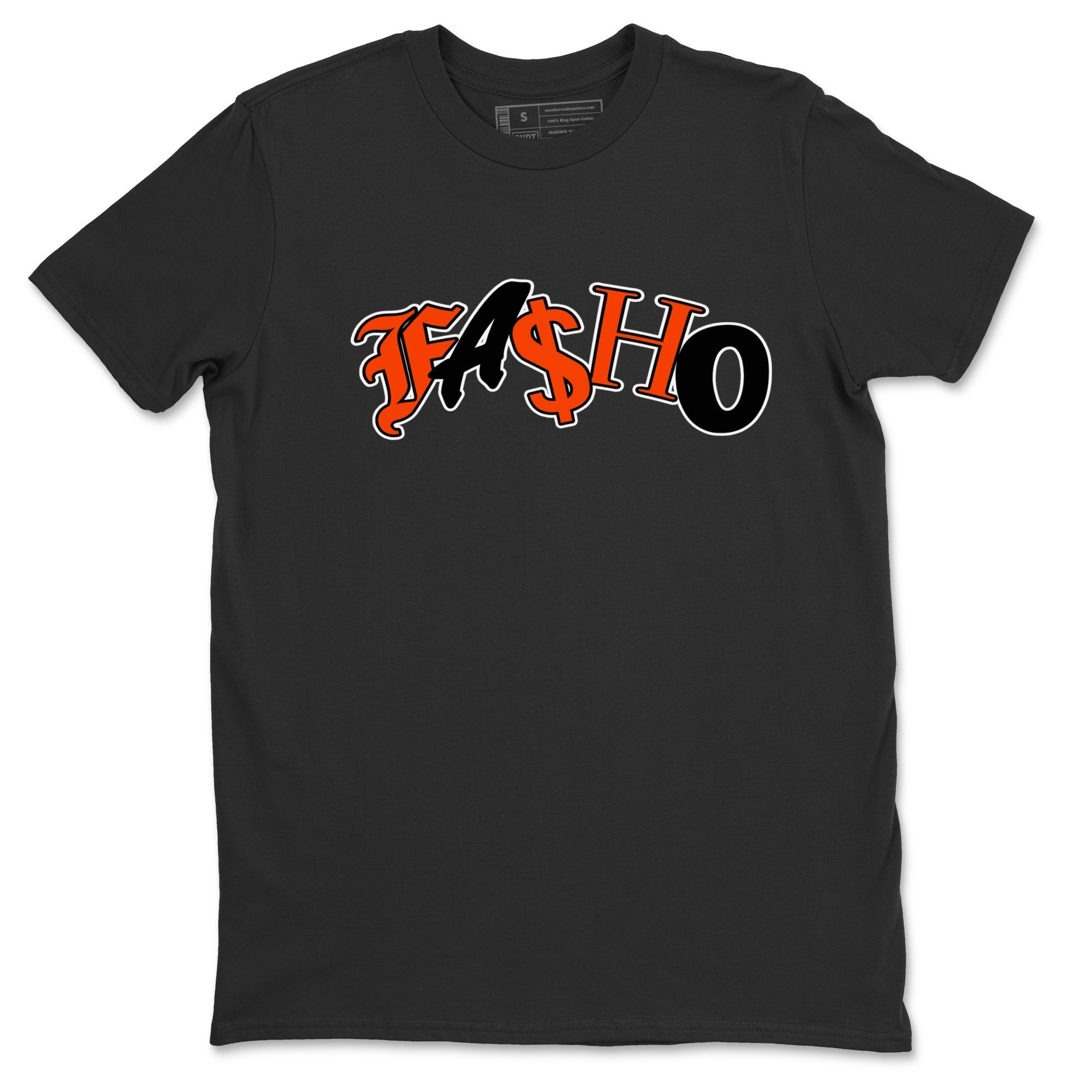 Air Jordan 12 Brilliant Orange Sneaker Match Tees Fasho Streetwear Sneaker Shirt AJ12 Brilliant Orange Sneaker Release Tees Unisex Shirts Black 2