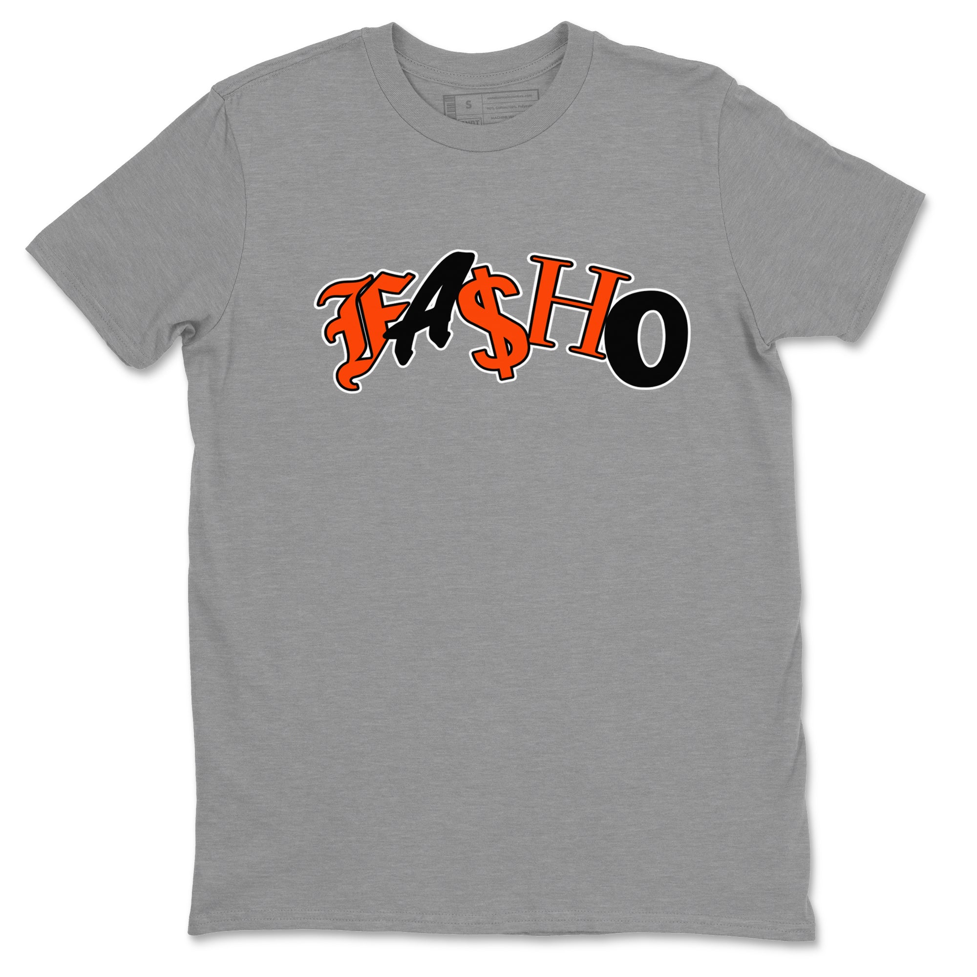 Air Jordan 12 Brilliant Orange Sneaker Match Tees Fasho Streetwear Sneaker Shirt AJ12 Brilliant Orange Sneaker Release Tees Unisex Shirts Heather Grey 2