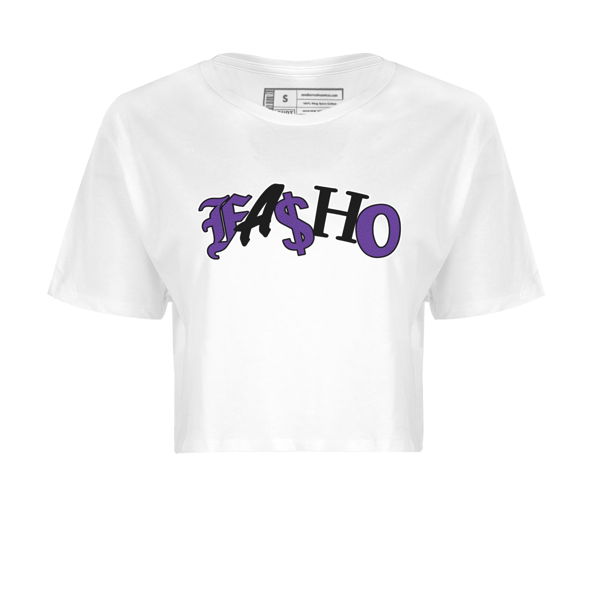 Air Jordan 12 Field Purple Sneaker Match Tees Fasho Streetwear Sneaker Shirt AJJordan 12 Lakers Sneaker Release Tees Women's Shirts White 2