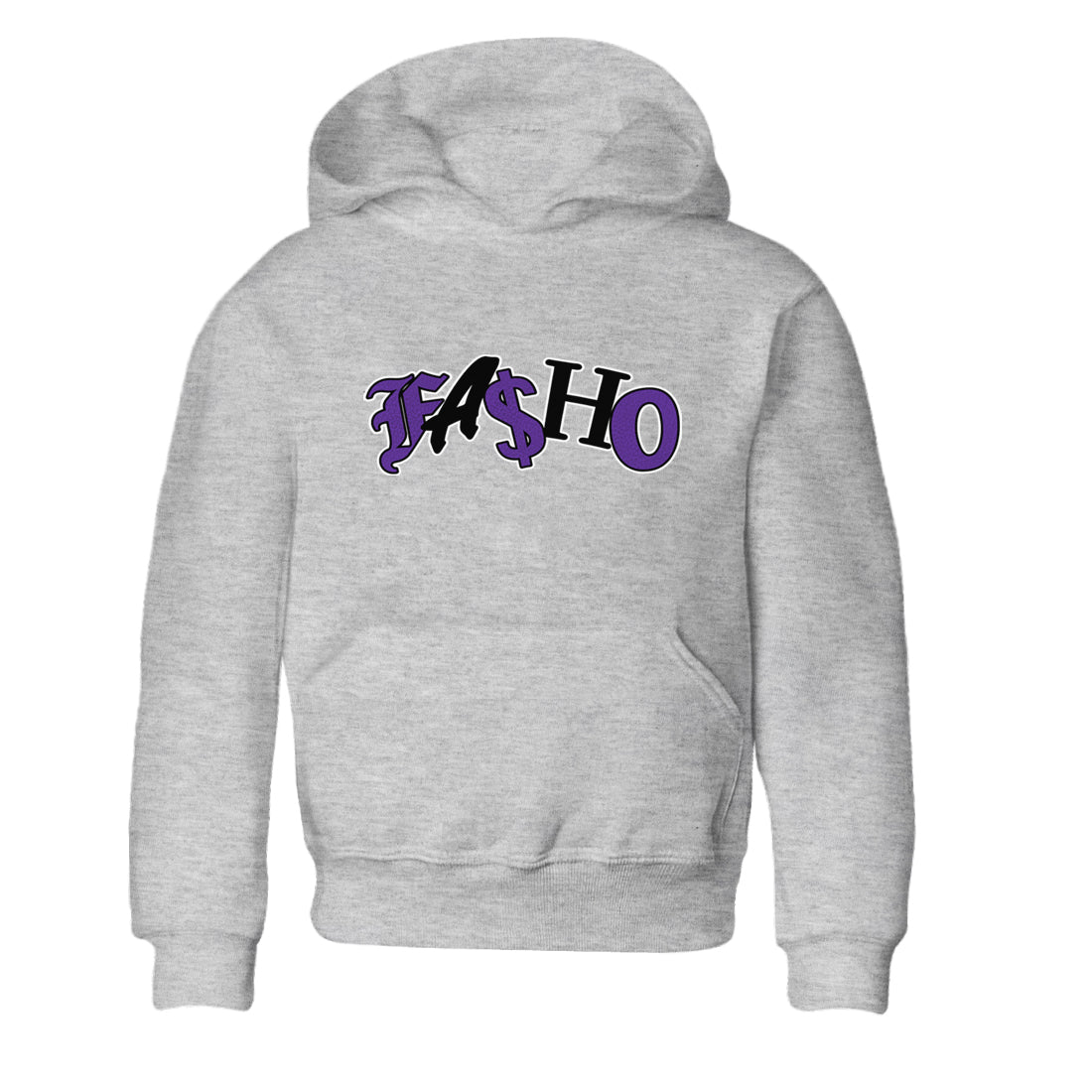 Air Jordan 12 Field Purple Sneaker Match Tees Fasho Streetwear Sneaker Shirt AJJordan 12 Lakers Sneaker Release Tees Kids Shirts Heather Grey 2