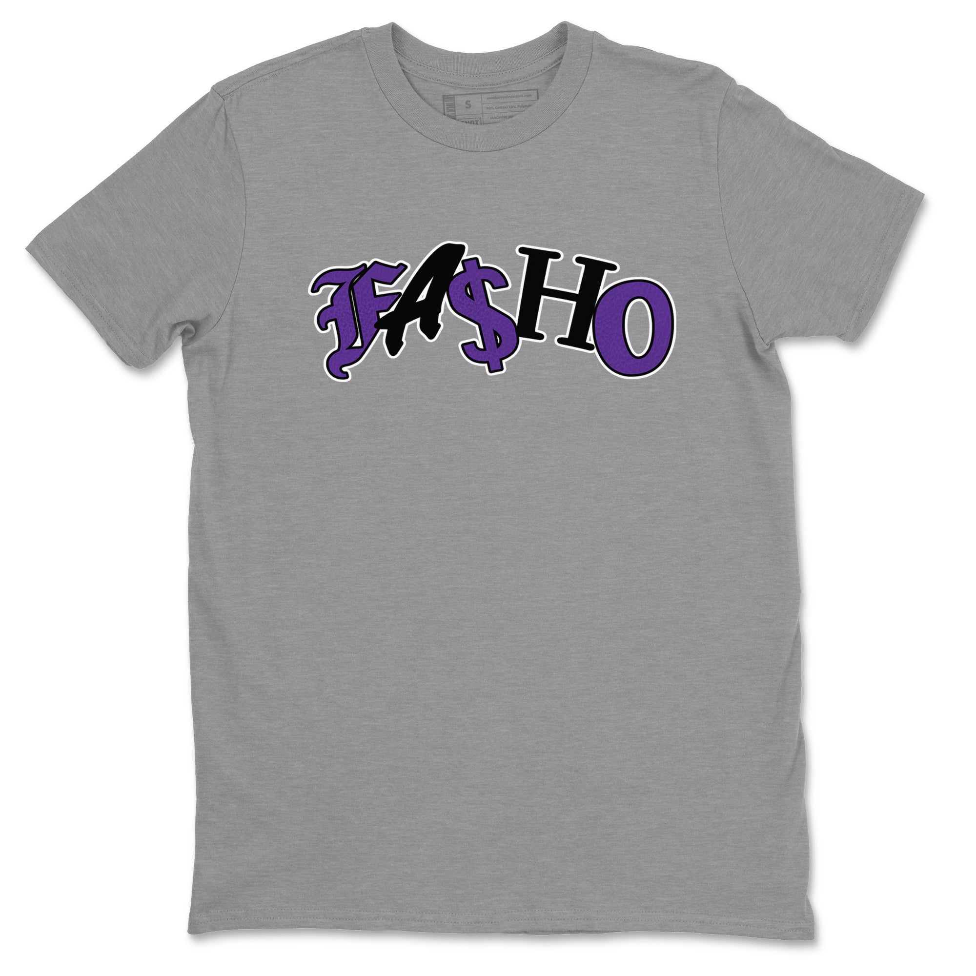 Air Jordan 12 Field Purple Sneaker Match Tees Fasho Streetwear Sneaker Shirt AJJordan 12 Lakers Sneaker Release Tees Unisex Shirts Heather Grey 2