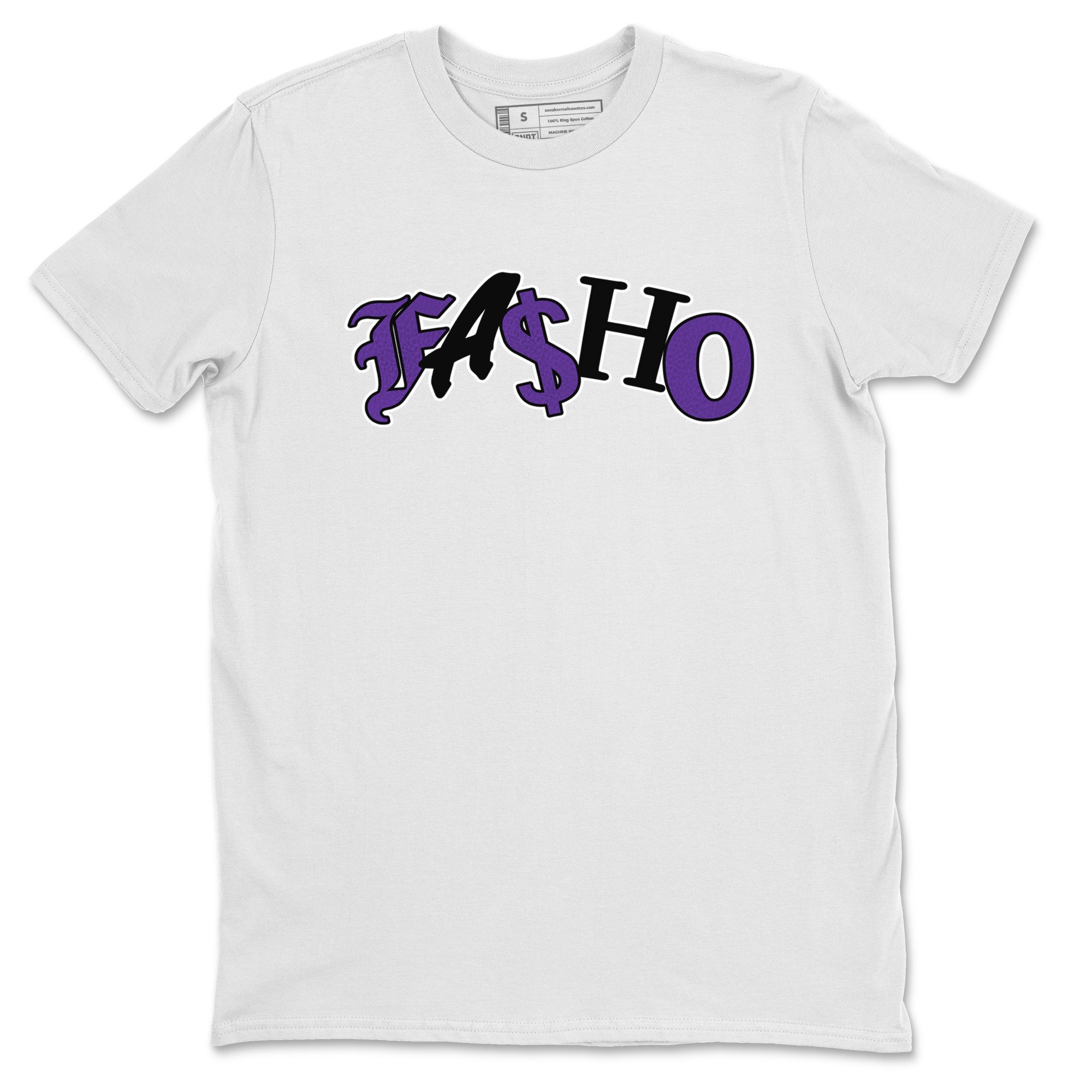 Air Jordan 12 Field Purple Sneaker Match Tees Fasho Streetwear Sneaker Shirt AJJordan 12 Lakers Sneaker Release Tees Unisex Shirts White 2