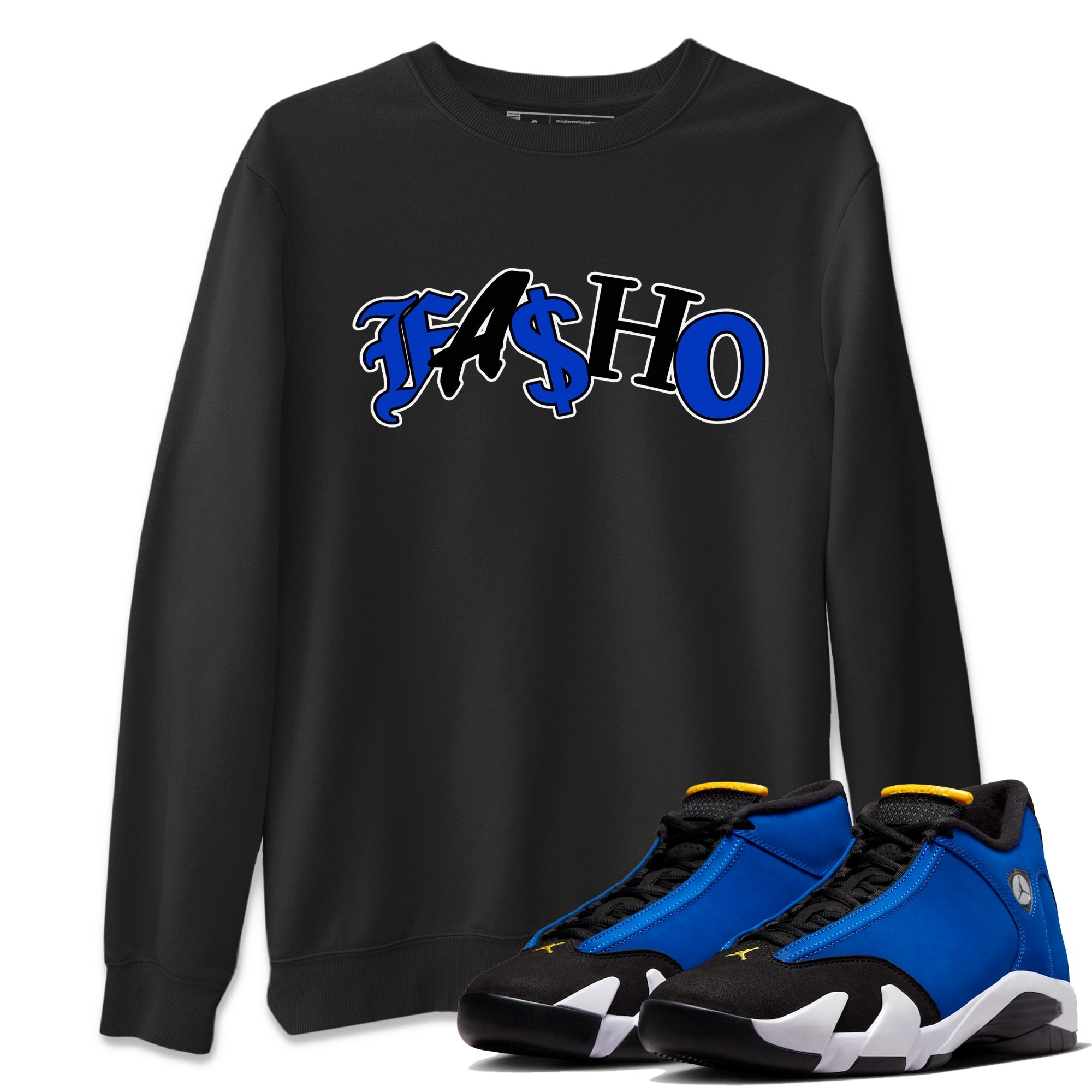Air Jordan 14 Laney Sneaker Match Tees Fasho Sneaker Tees AJ14 Laney Sneaker Release Tees Unisex Shirts Black 1