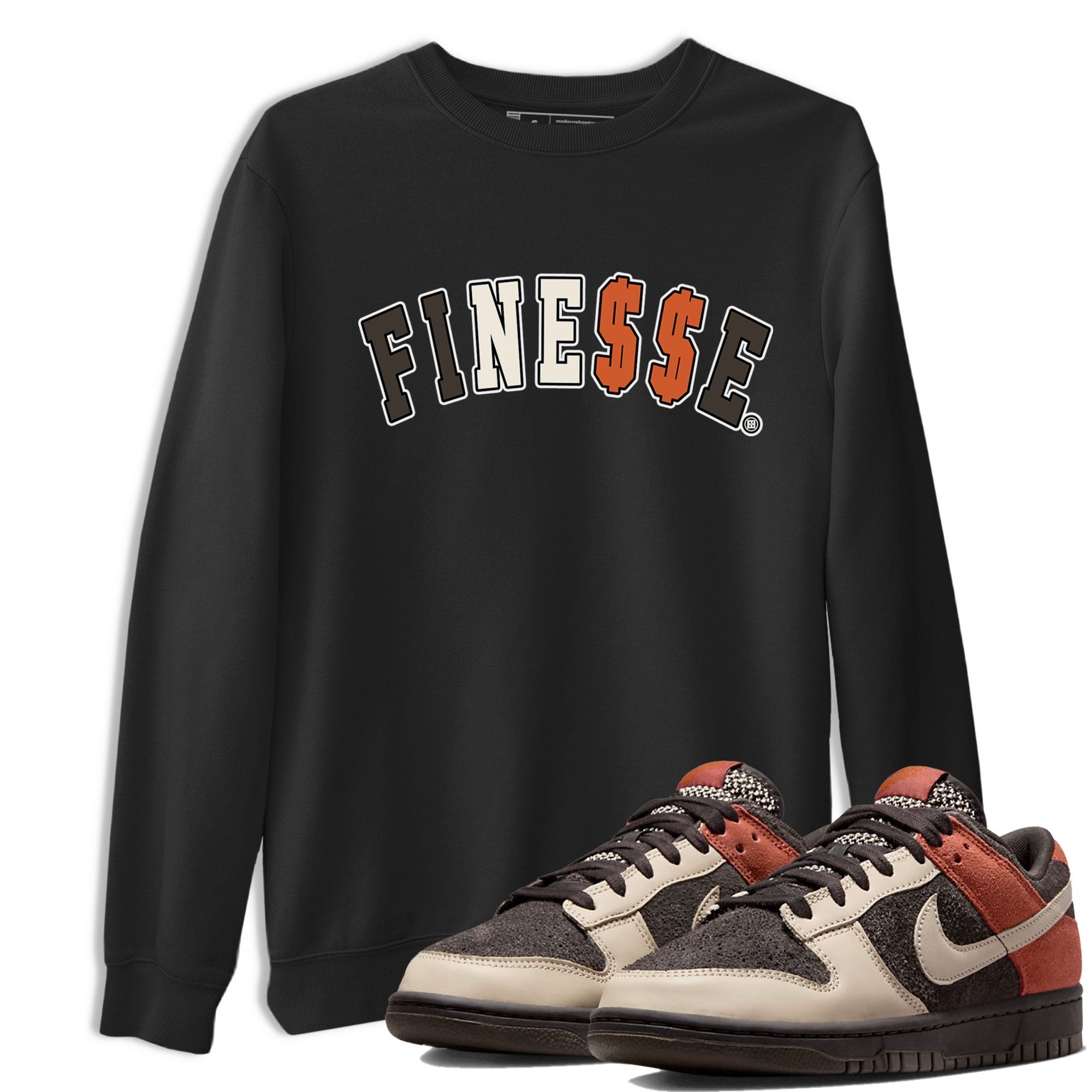 Dunk Red Panda shirt to match jordans Finesse sneaker tees Dunk Low Red Panda Drip Gear Zone Sneaker Matching Shirts Crew Neck Casual Fit Black 1 T-Shirt