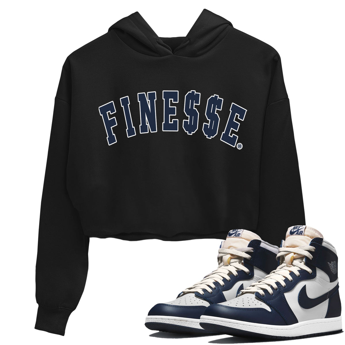 Jordan 1 85 Georgetown Sneaker Match Tees Finesse Sneaker Tees Jordan 1 85 Georgetown Jordan to match sneaker T-Shirt Women's Shirts