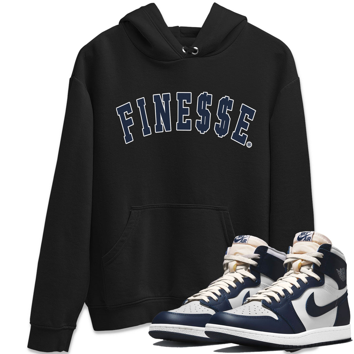 Jordan 1 85 Georgetown Sneaker Match Tees Finesse Sneaker Tees Jordan 1 85 Georgetown Jordan to match sneaker T-Shirt Crew Neck Shirts
