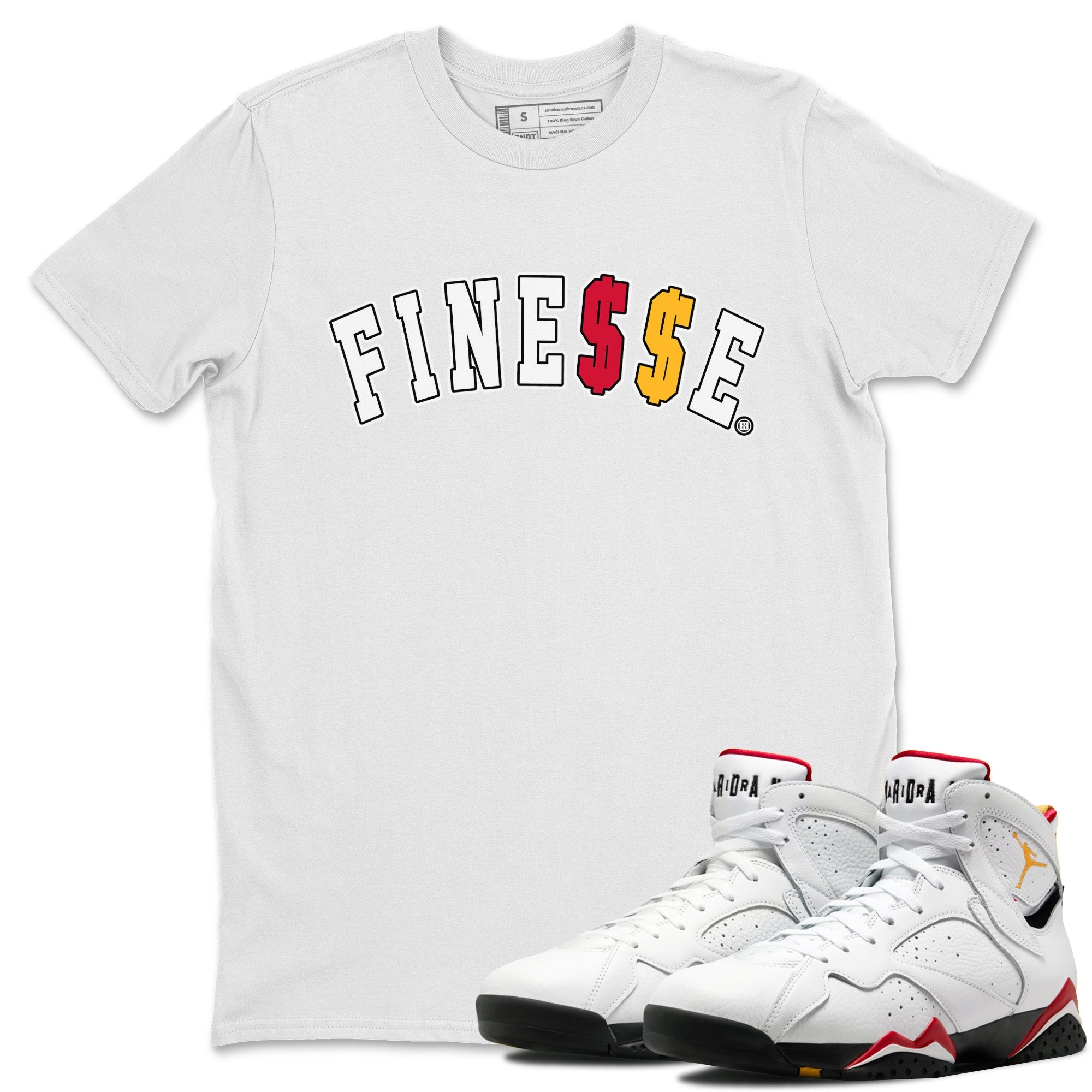 Jordan 7 Cardinal Shirt To Match Jordans Finesse Sneaker Tees Jordan 7 Cardinal Drip Gear Zone Sneaker Matching Clothing Unisex Shirts