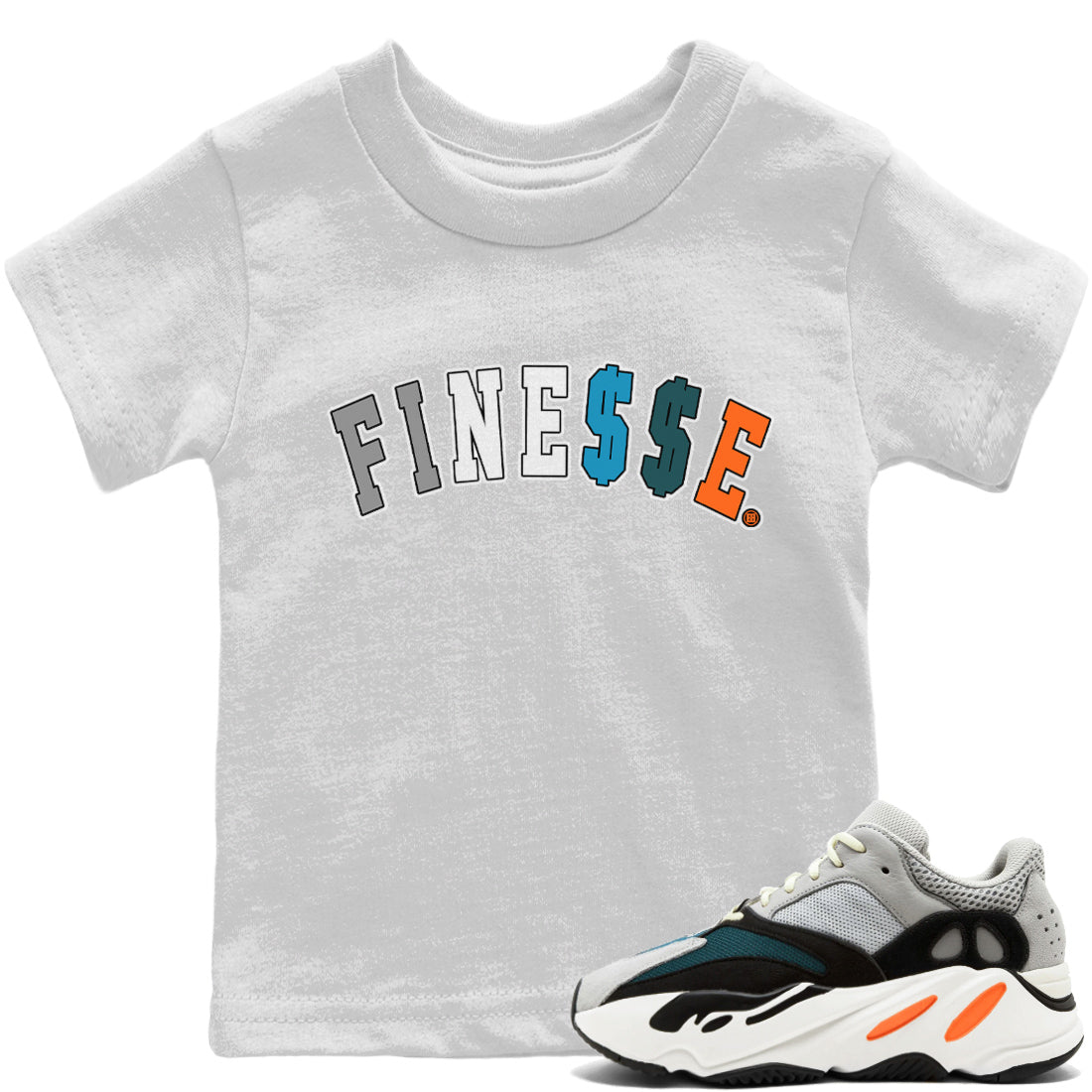 Yeezy 700 Wave Runner Shirt To Match Jordans Finesse Sneaker Tees Yeezy 700 Wave Runner Drip Gear Zone Sneaker Matching Clothing Kids Shirts