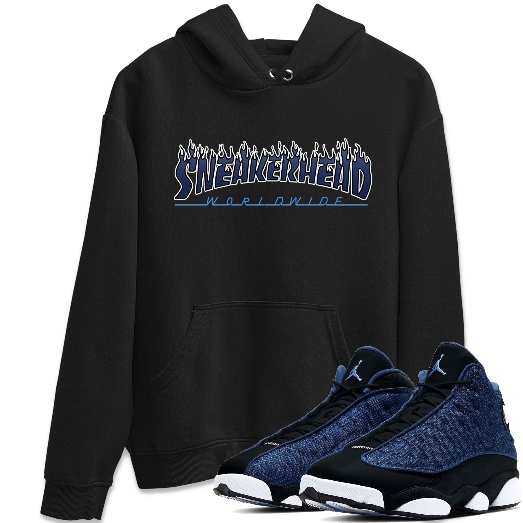 Jordan 13 Brave Blue Sneaker Tees Drip Gear Zone Fire Sneakerhead Sneaker Tees Jordan 13 Brave Blue Shirt Unisex Shirts