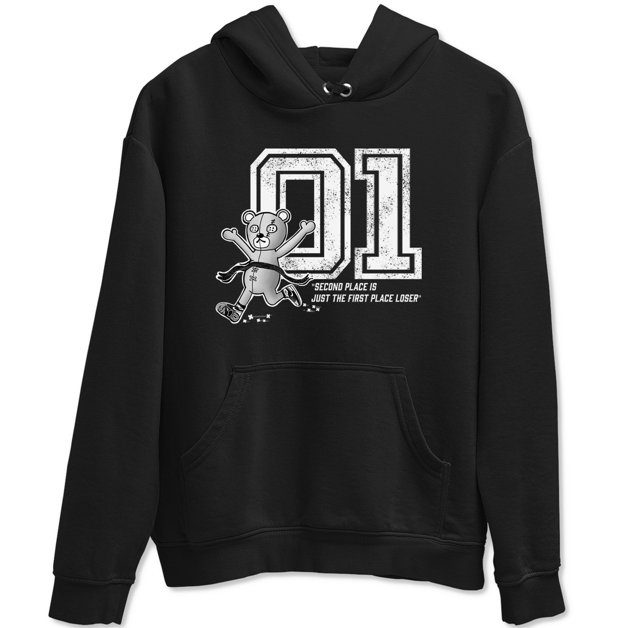 1s Black White shirt to match jordans First Place Winner sneaker tees Air Jordan 1 Black White Drip Gear Zone unisex cotton Black 2 crew neck shirt