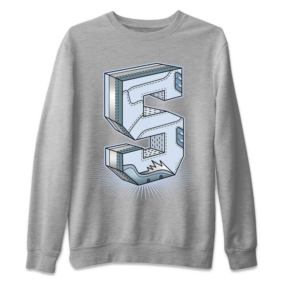 Jordan 5 Blue Bird Shirt To Match Jordans Five Statue Sneaker Tees Jordan 5 Blue Bird Drip Gear Zone Sneaker Matching Clothing Unisex Shirts