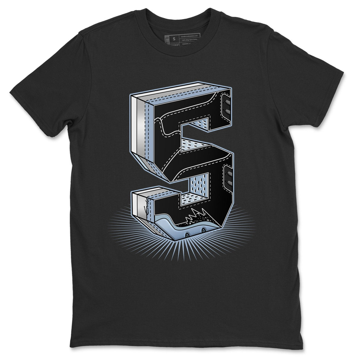 Jordan 5 Moonlight Shirt To Match Jordans Five Statue Sneaker Tees Jordan 5 Moonlight Drip Gear Zone Sneaker Matching Clothing Unisex Shirts