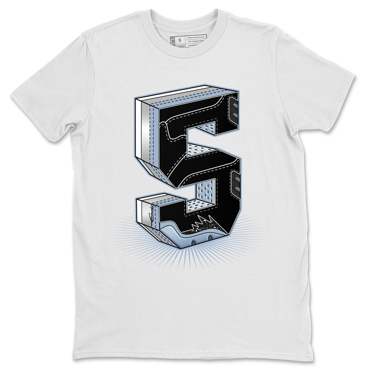 Jordan 5 Moonlight Shirt To Match Jordans Five Statue Sneaker Tees Jordan 5 Moonlight Drip Gear Zone Sneaker Matching Clothing Unisex Shirts