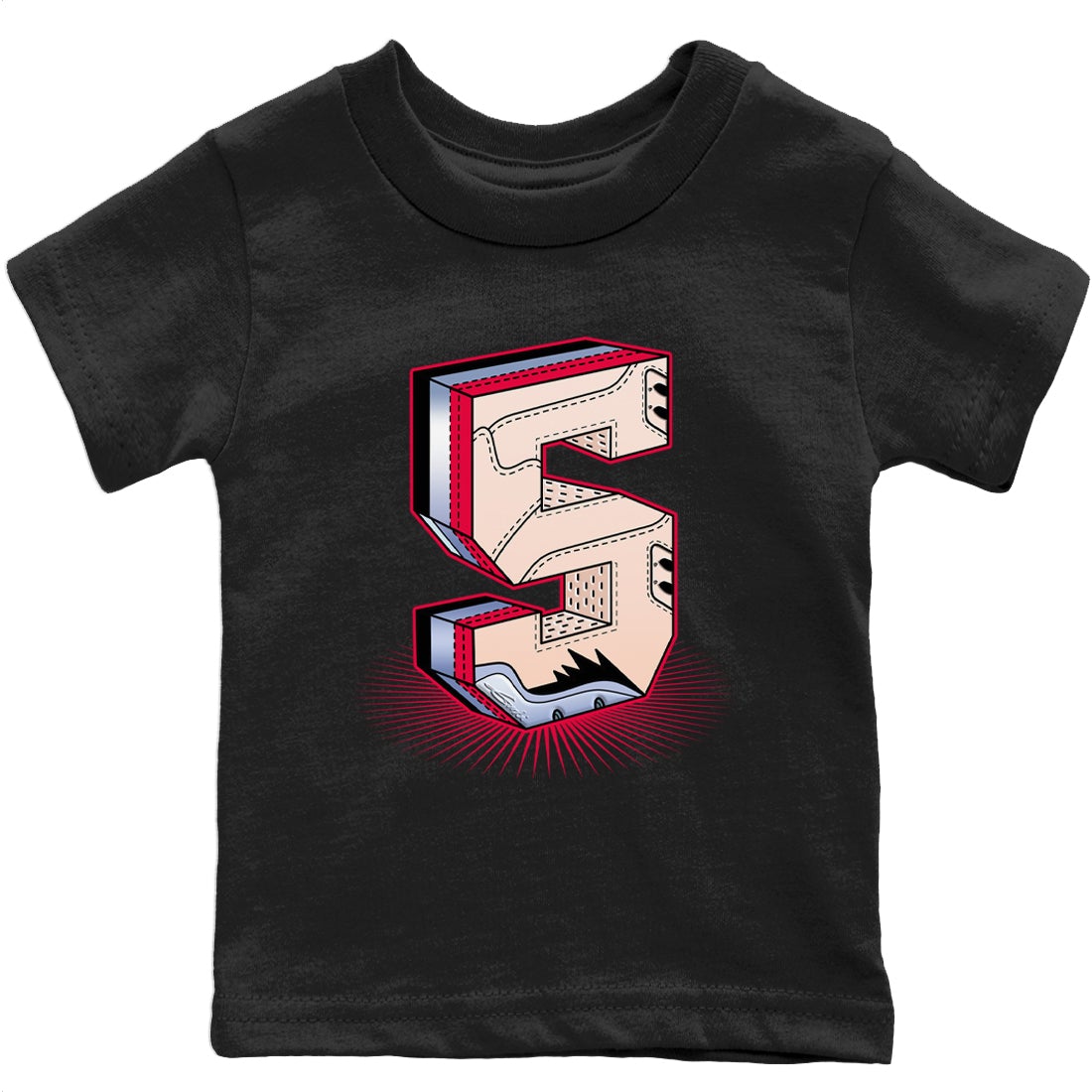 Jordan 5 Girls That Hoop Sneaker Matching T-Shirt Five Statue Sneaker Tees Jordan 5 Girls That Hoop Sneaker Release Tees Kids Shirts