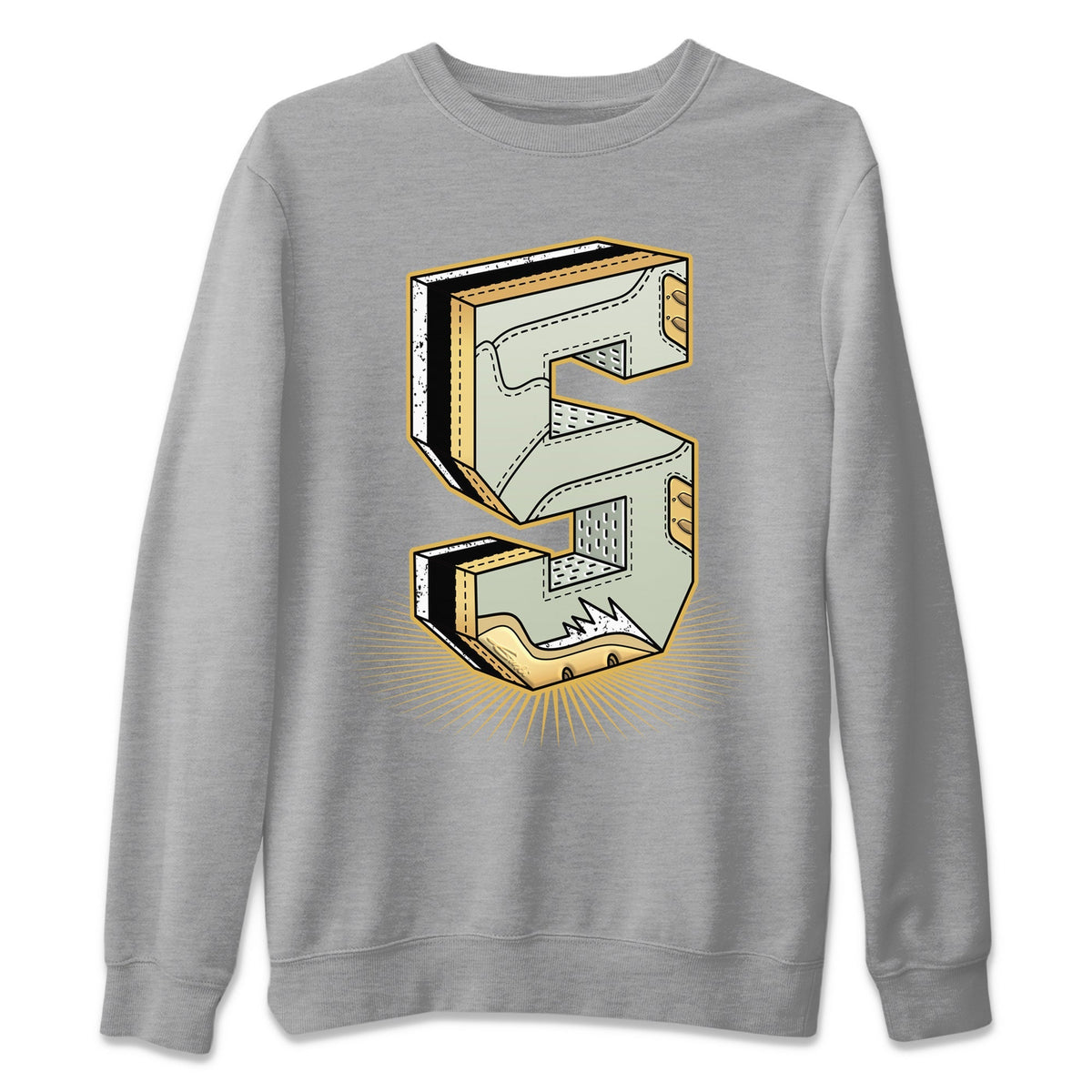 Jordan 5 Jade Horizon Sneaker Matching T-Shirt Five Statue Sneaker Tees Jordan 5 Jade Horizon Sneaker Release Tees Crew Neck Tees