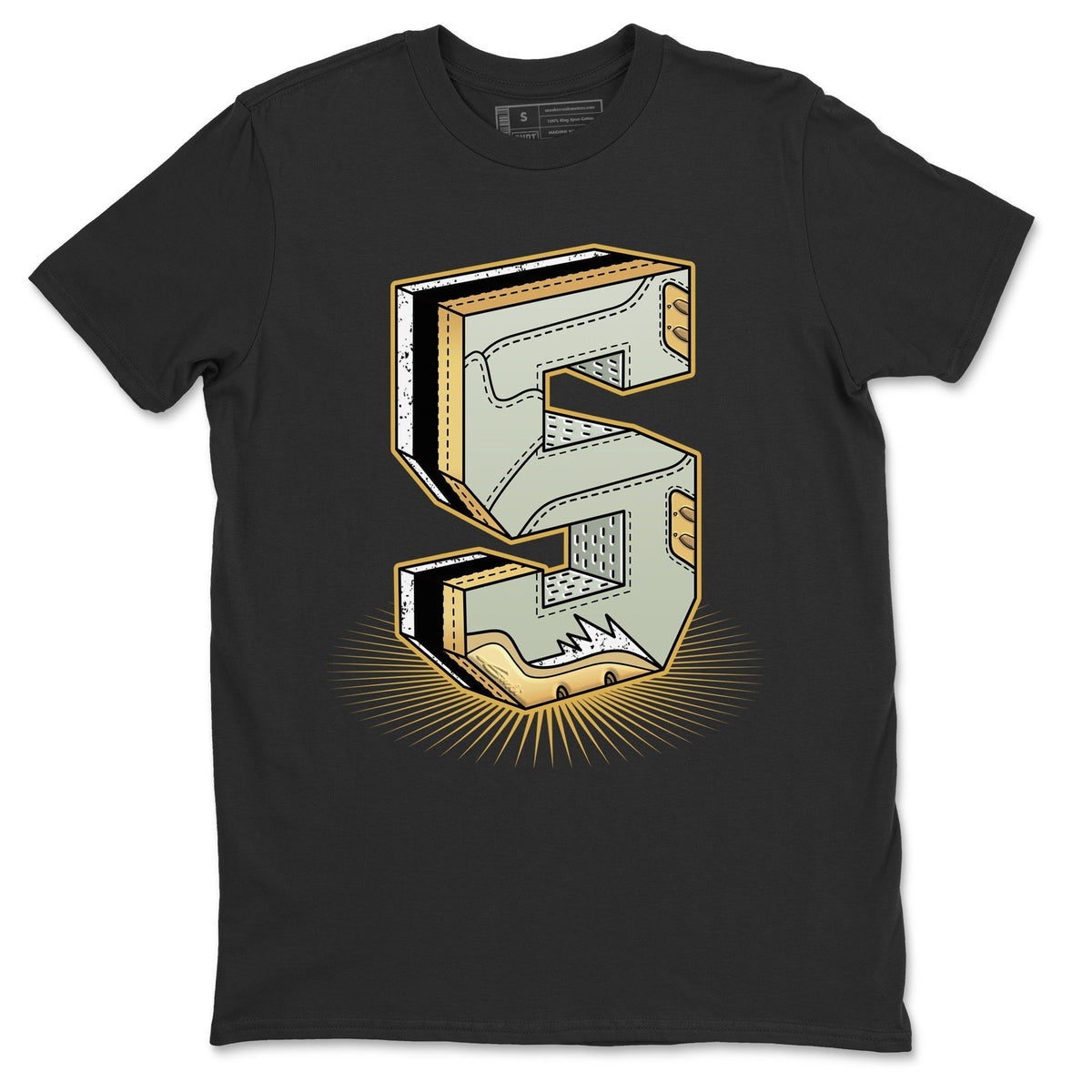 Jordan 5 Jade Horizon Sneaker Matching T-Shirt Five Statue Sneaker Tees Jordan 5 Jade Horizon Sneaker Release Tees Crew Neck Tees
