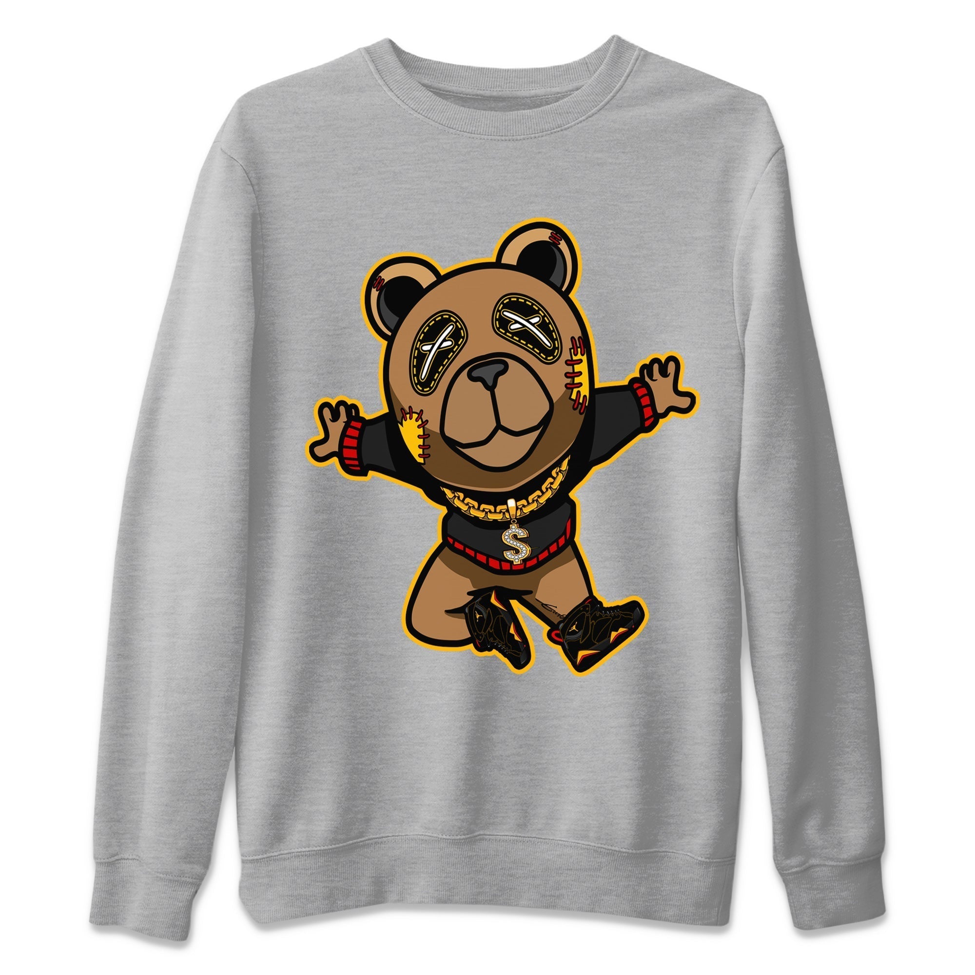 Jordan 7 Citrus Shirt To Match Jordans Flying Bear Sneaker Tees Jordan 7 Citrus Drip Gear Zone Sneaker Matching Clothing Unisex Shirts