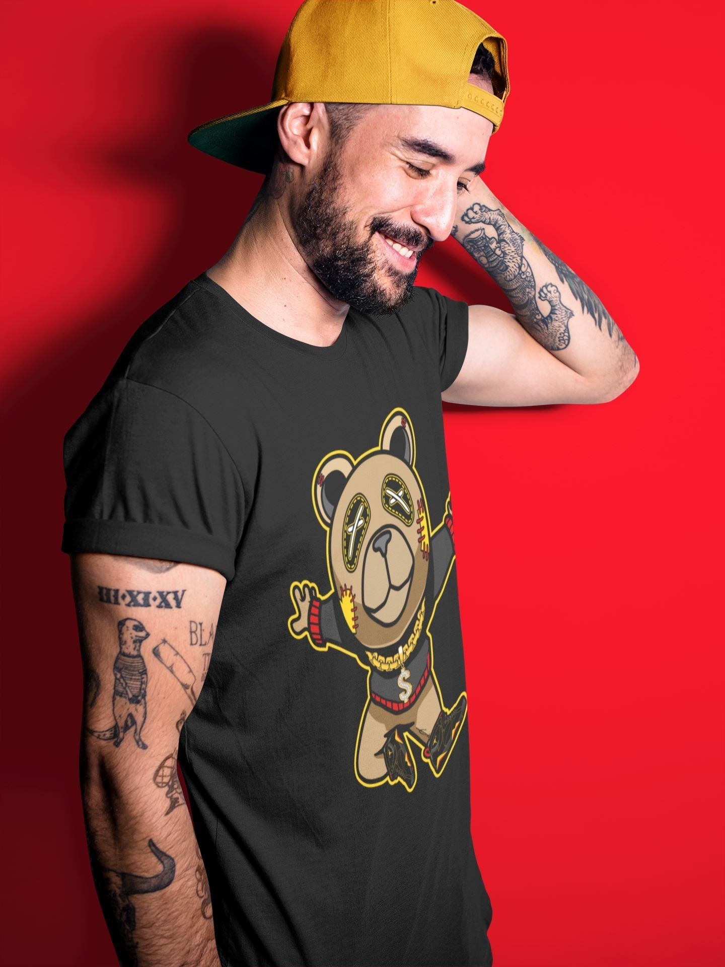 Jordan 7 Citrus Shirt To Match Jordans Flying Bear Sneaker Tees Jordan 7 Citrus Drip Gear Zone Sneaker Matching Clothing Unisex Shirts