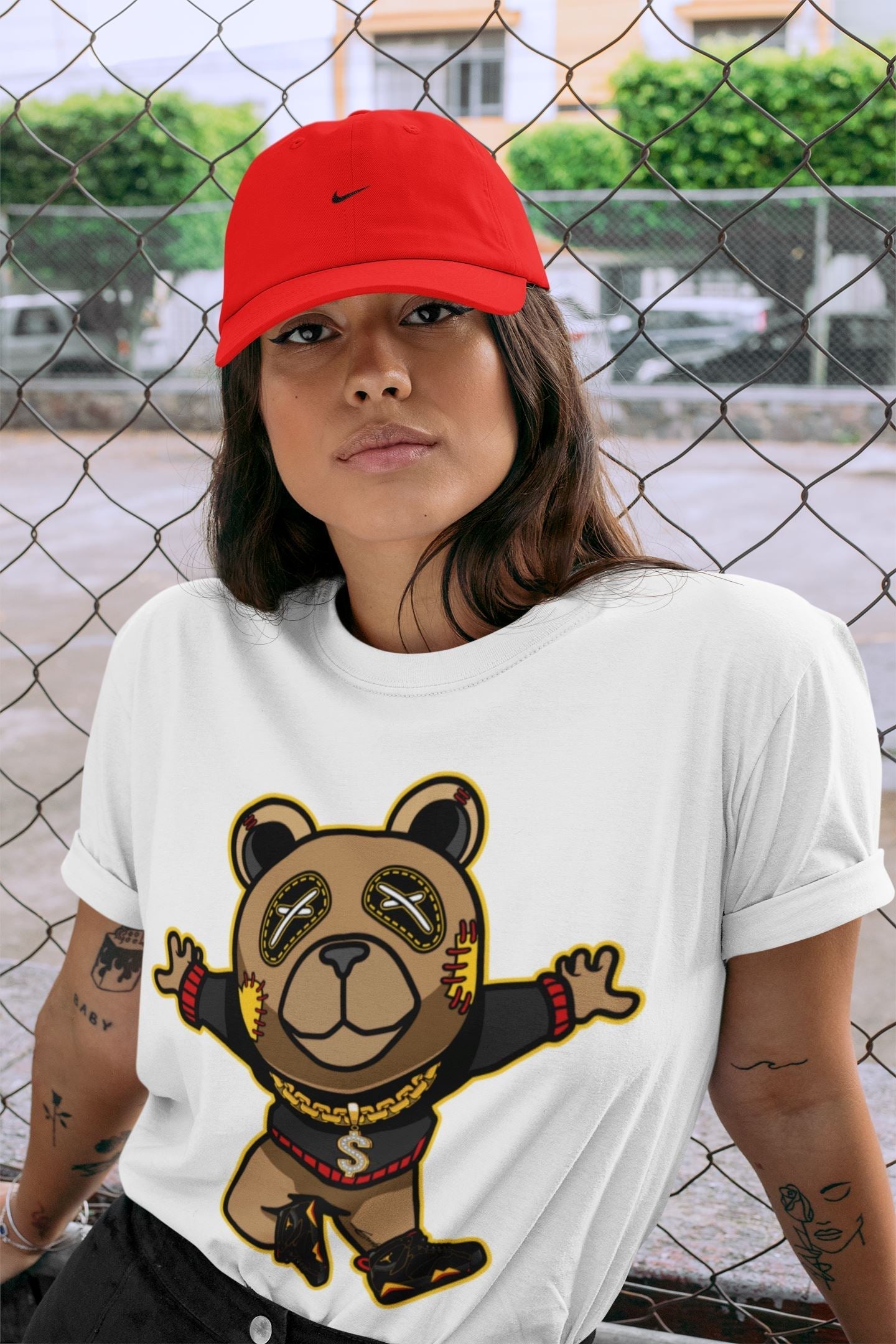 Jordan 7 Citrus Shirt To Match Jordans Flying Bear Sneaker Tees Jordan 7 Citrus Drip Gear Zone Sneaker Matching Clothing Unisex Shirts