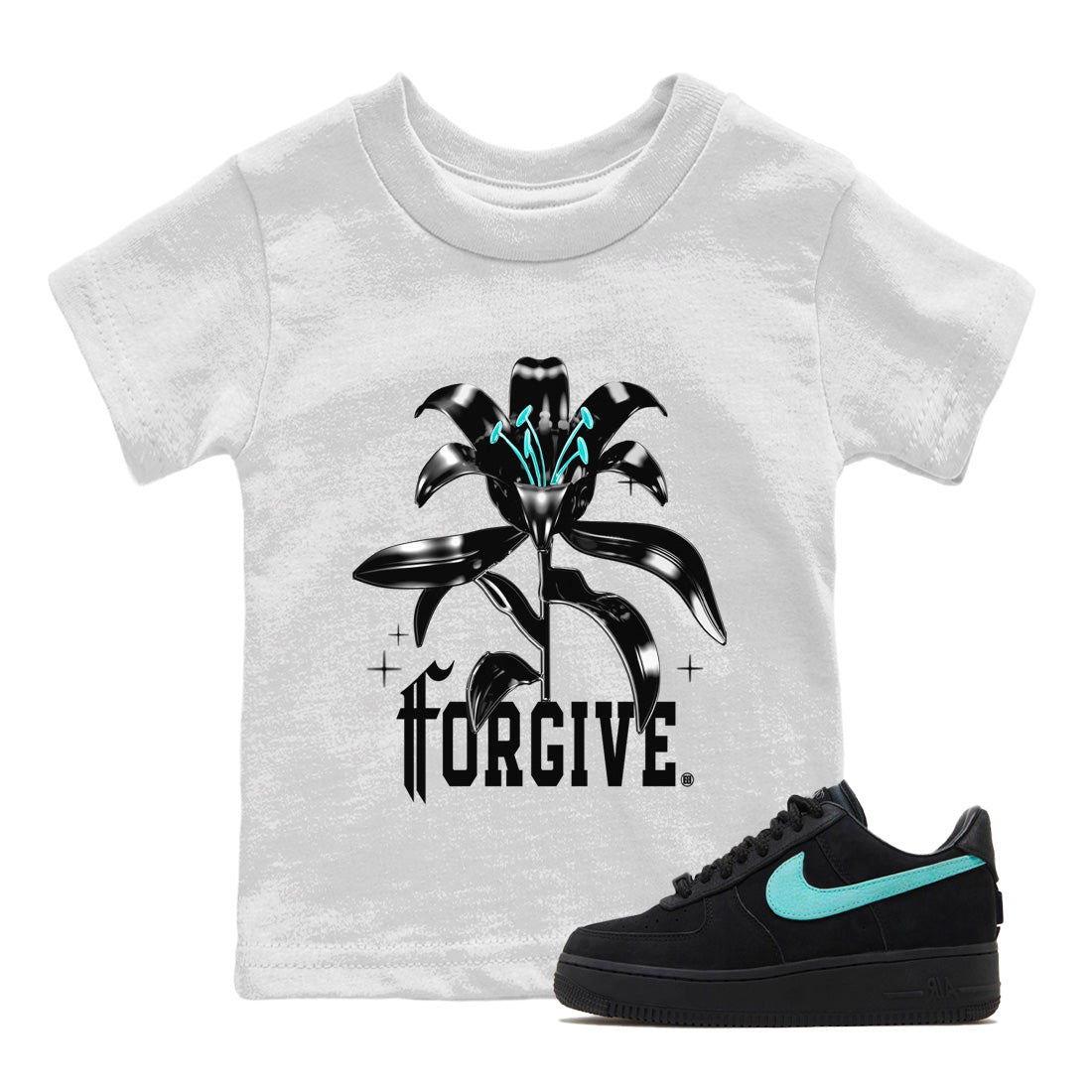 Air Force 1 Tiffany Sneaker Tees Drip Gear Zone Forgive Sneaker Tees Air Force 1 Low x Tiffany & Co Shirt Kids Shirts White 1
