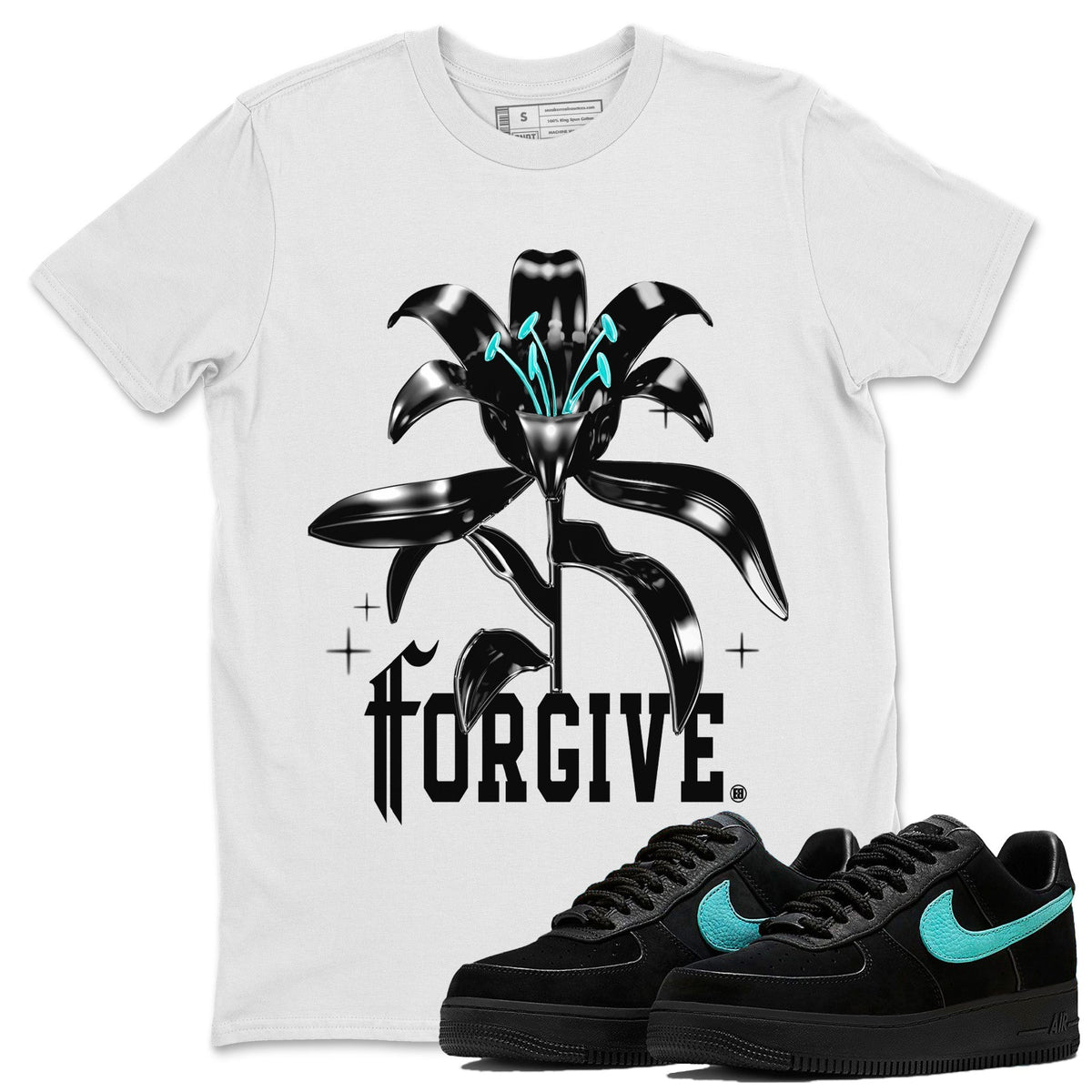 Air Force 1 Tiffany Sneaker Tees Drip Gear Zone Forgive Sneaker Tees Air Force 1 Low x Tiffany & Co Shirt Unisex Shirts White 1