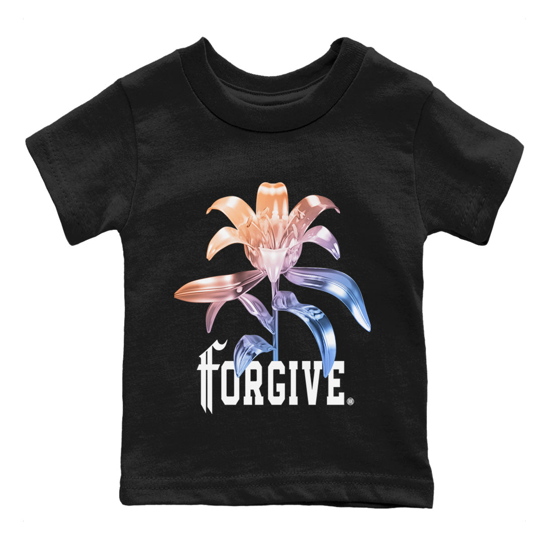 Air Jordan 1 Skyline Forgive Baby and Kids Sneaker Tees Air Jordan 1 High OG Skyline Kids Sneaker Tees Washing and Care Tip