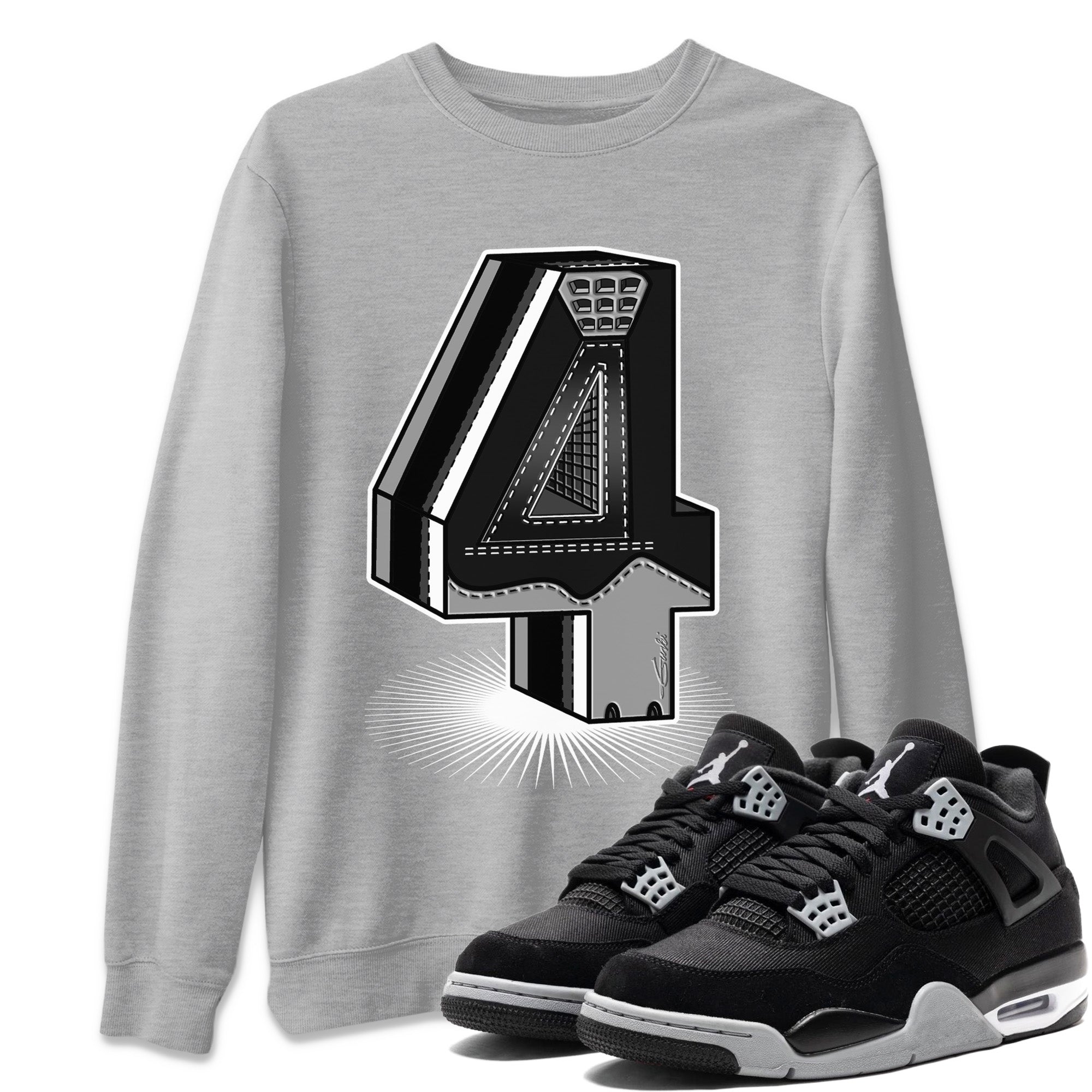 Jordan 4 Black Canvas Shirt To Match Jordans Four Statue Sneaker Tees Jordan 4 Black Canvas Drip Gear Zone Sneaker Matching Clothing Unisex Shirts