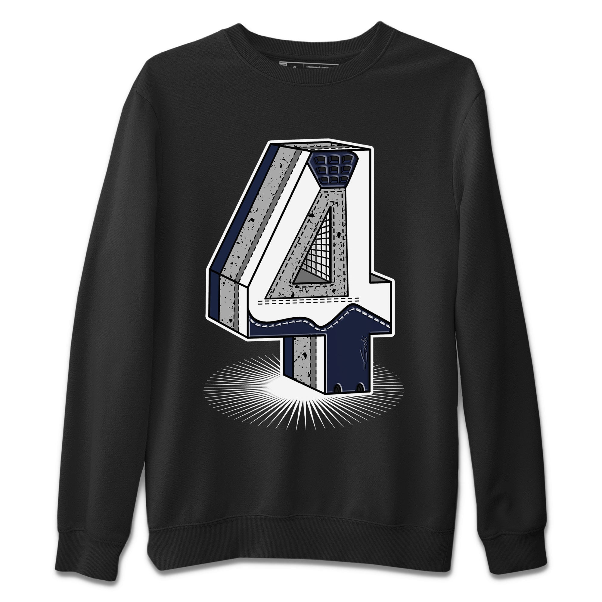 Jordan 4 Midnight Navy Shirt To Match Jordans Four Statue Sneaker Tees Jordan 4 Midnight Navy Drip Gear Zone Sneaker Matching Clothing Unisex Shirts