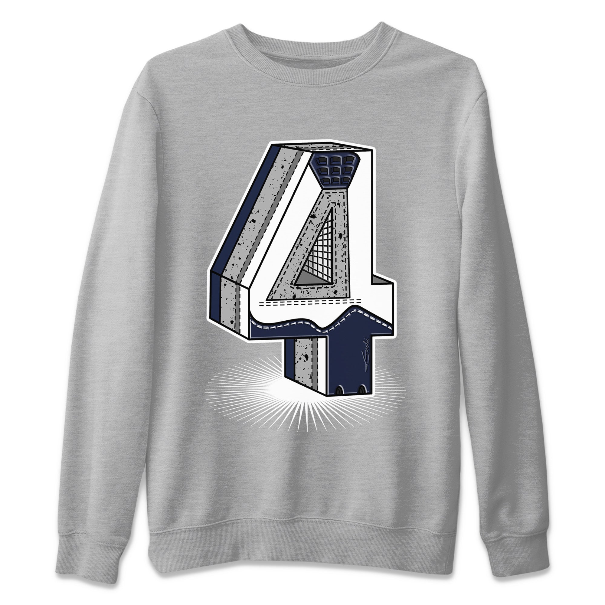 Jordan 4 Midnight Navy Shirt To Match Jordans Four Statue Sneaker Tees Jordan 4 Midnight Navy Drip Gear Zone Sneaker Matching Clothing Unisex Shirts